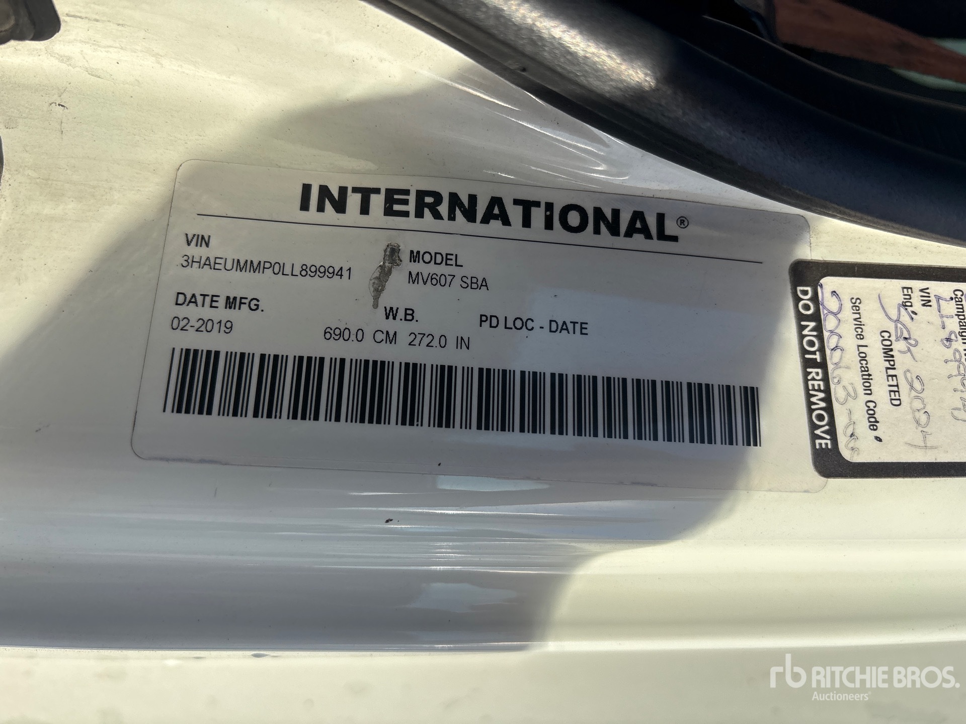 2020 International MV607