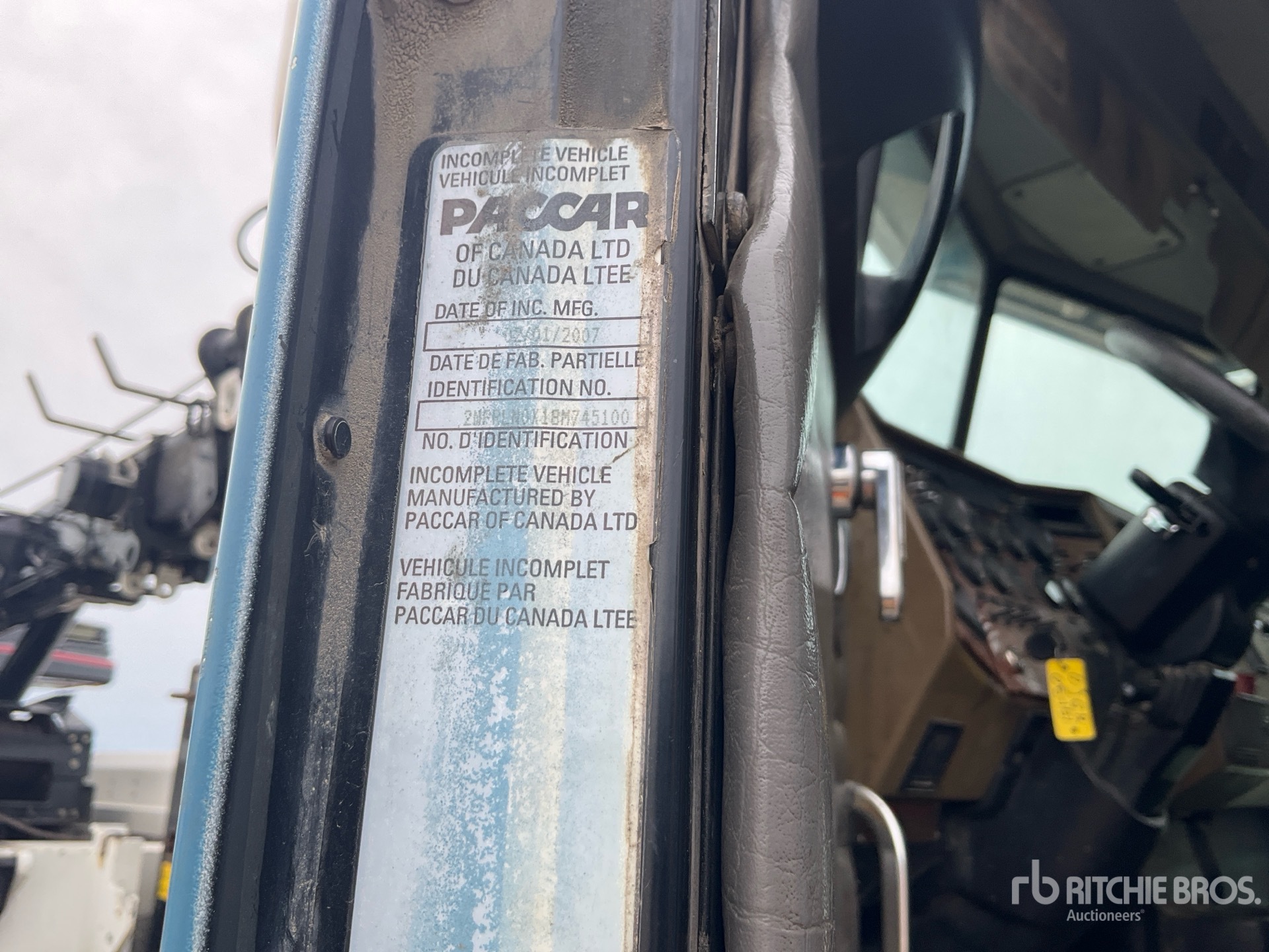 2008 Peterbilt Terex 2402EA5 4520 kg Knuckle B ...