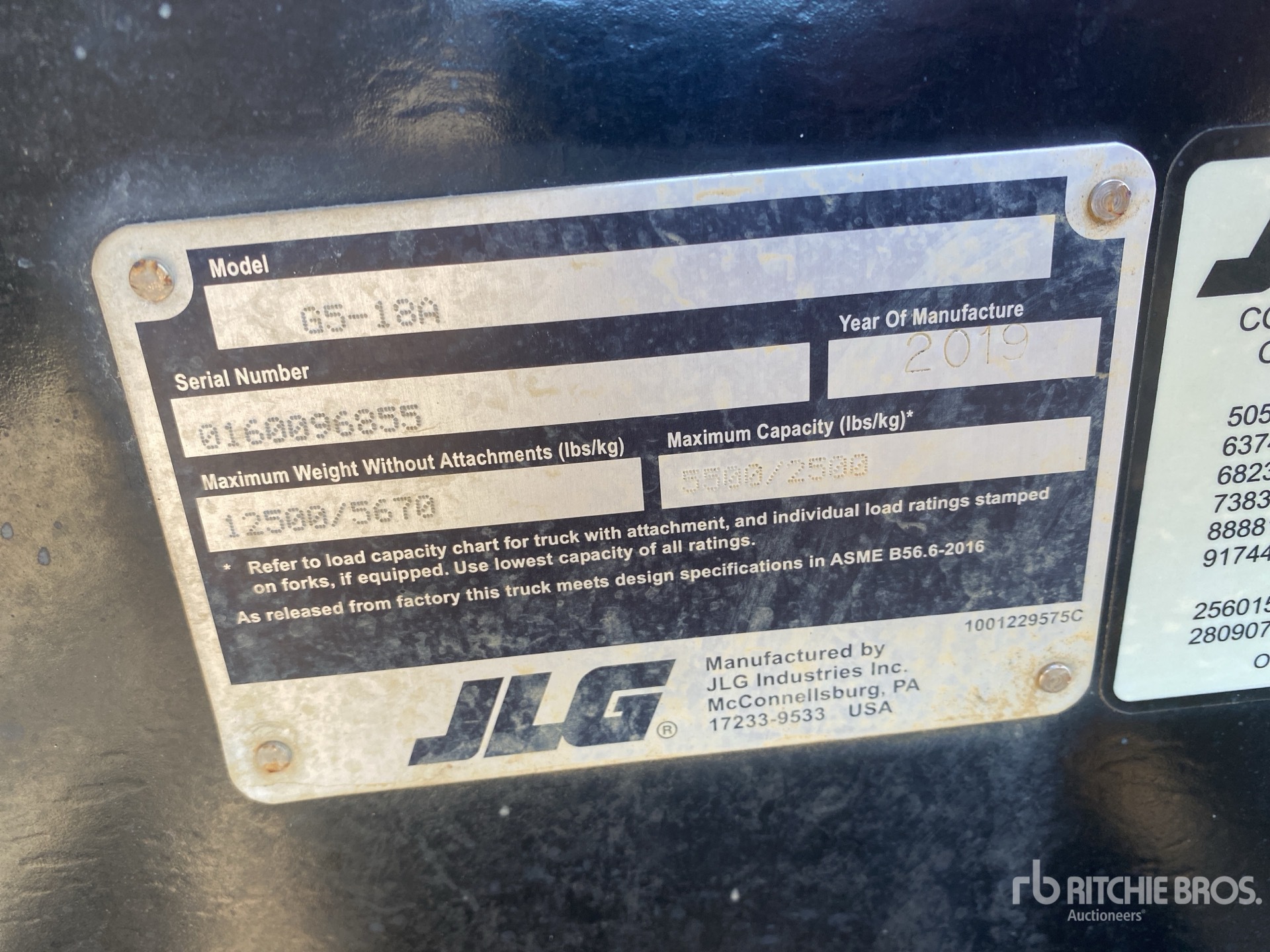 2019 JLG G5-18A