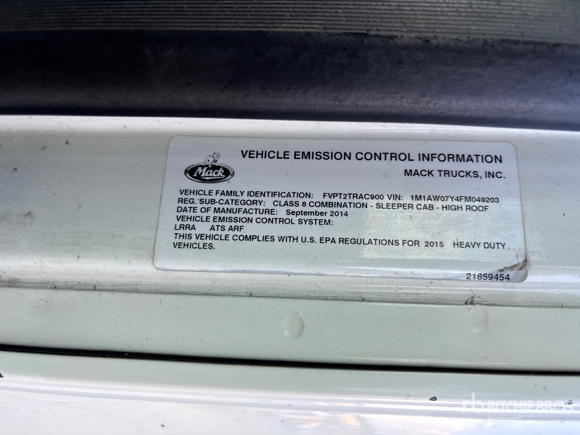 2015 Mack CXU613