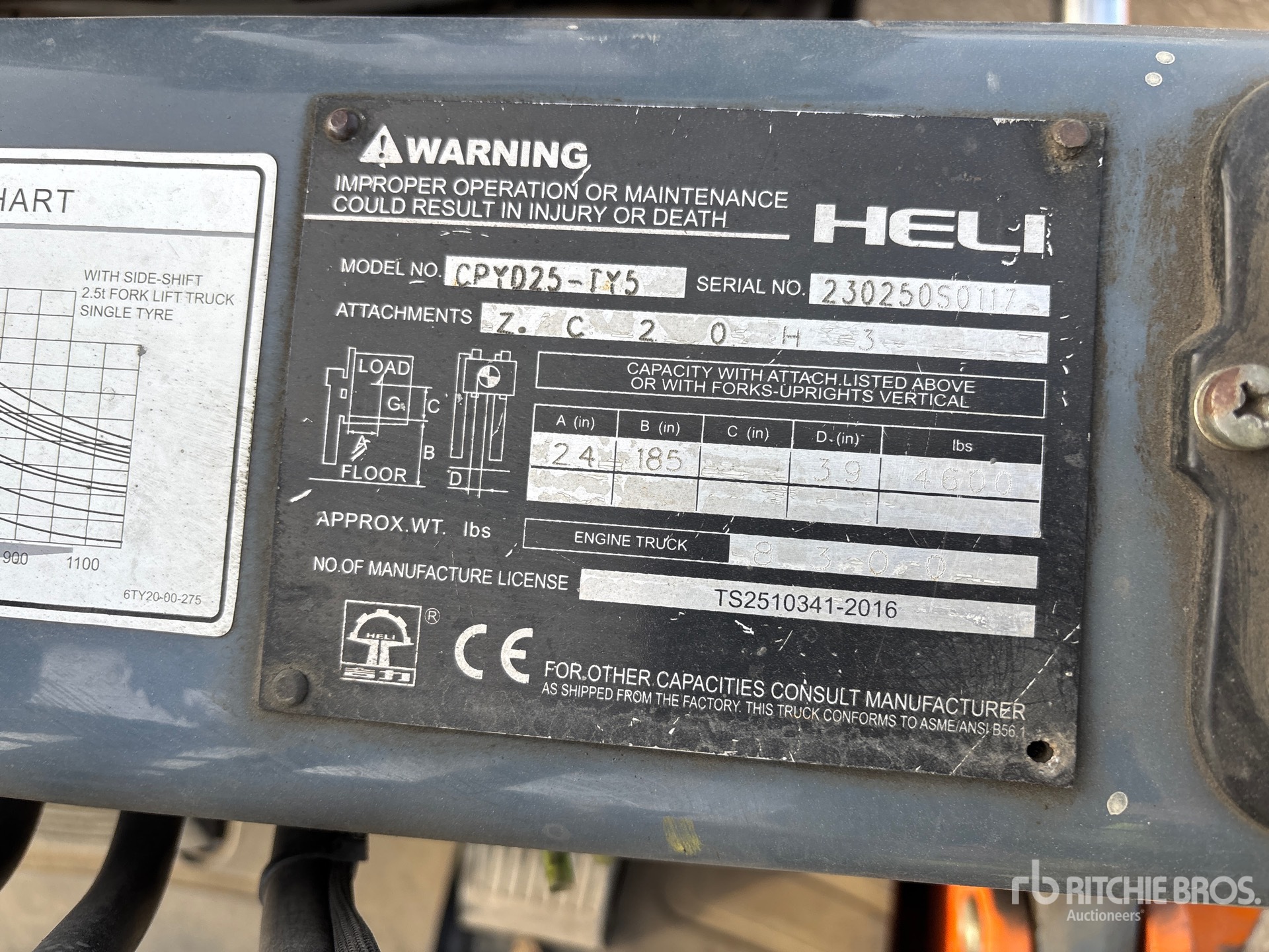 Heli CPYD25-TY5