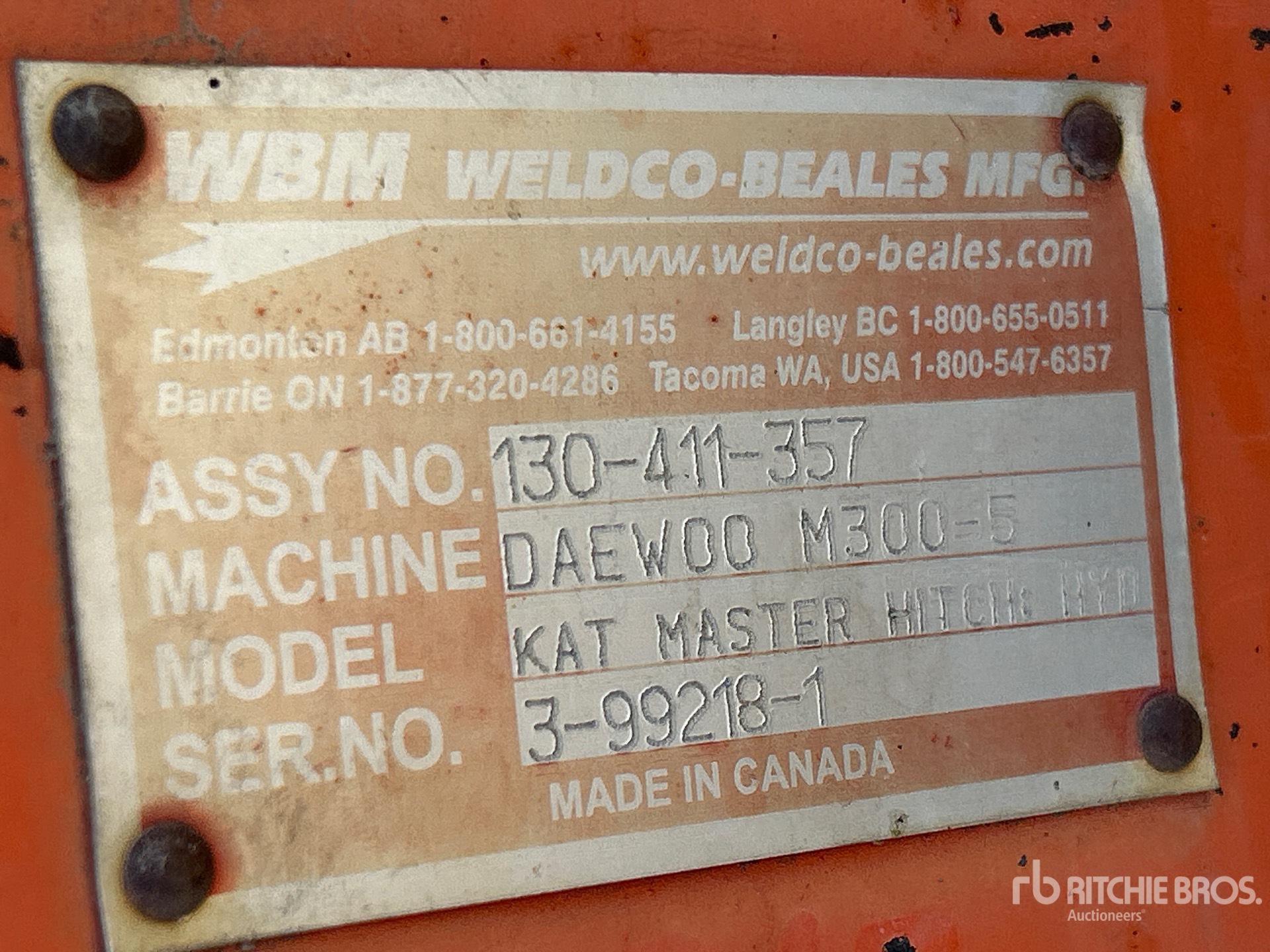 Wabash 52.5 IN - FITS DAEWOO M300-5