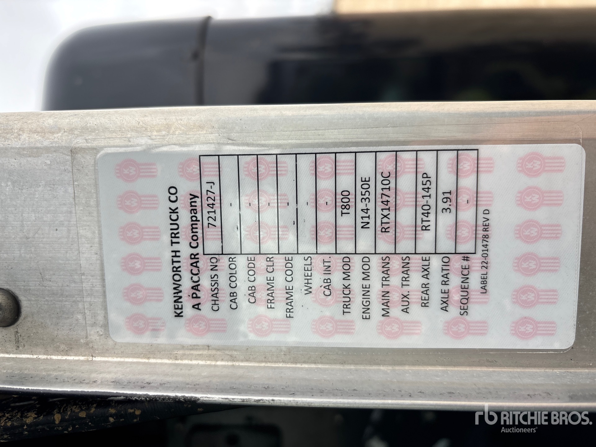 1996 Kenworth T800