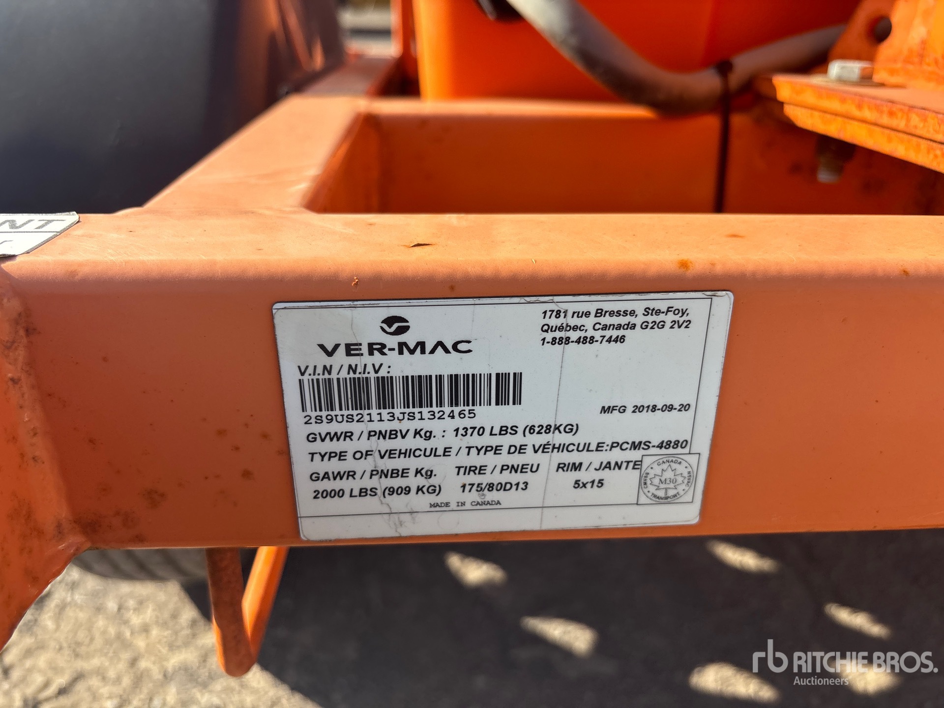 2018 Vermac PMV-1505