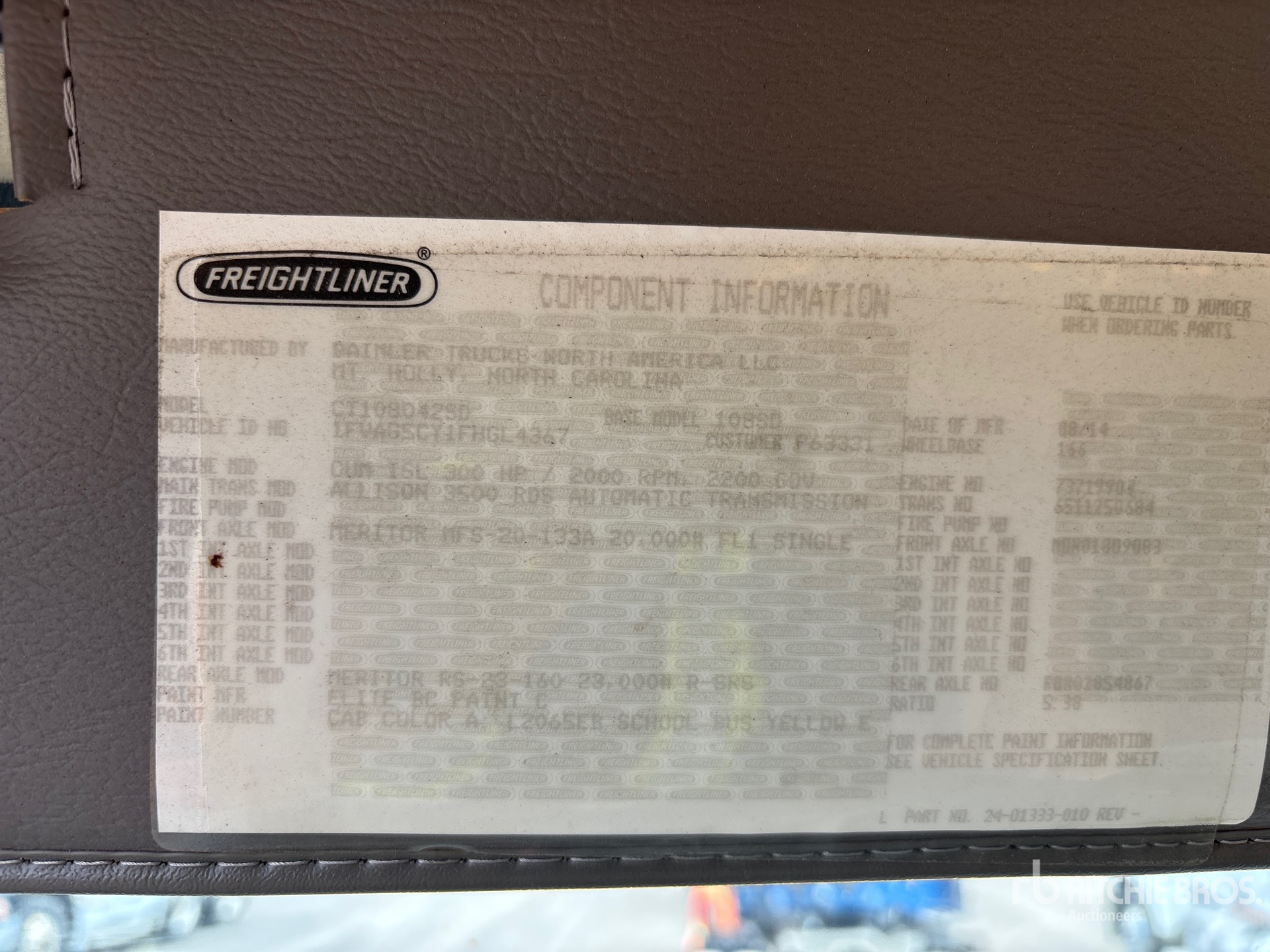 2015 Freightliner 108SD