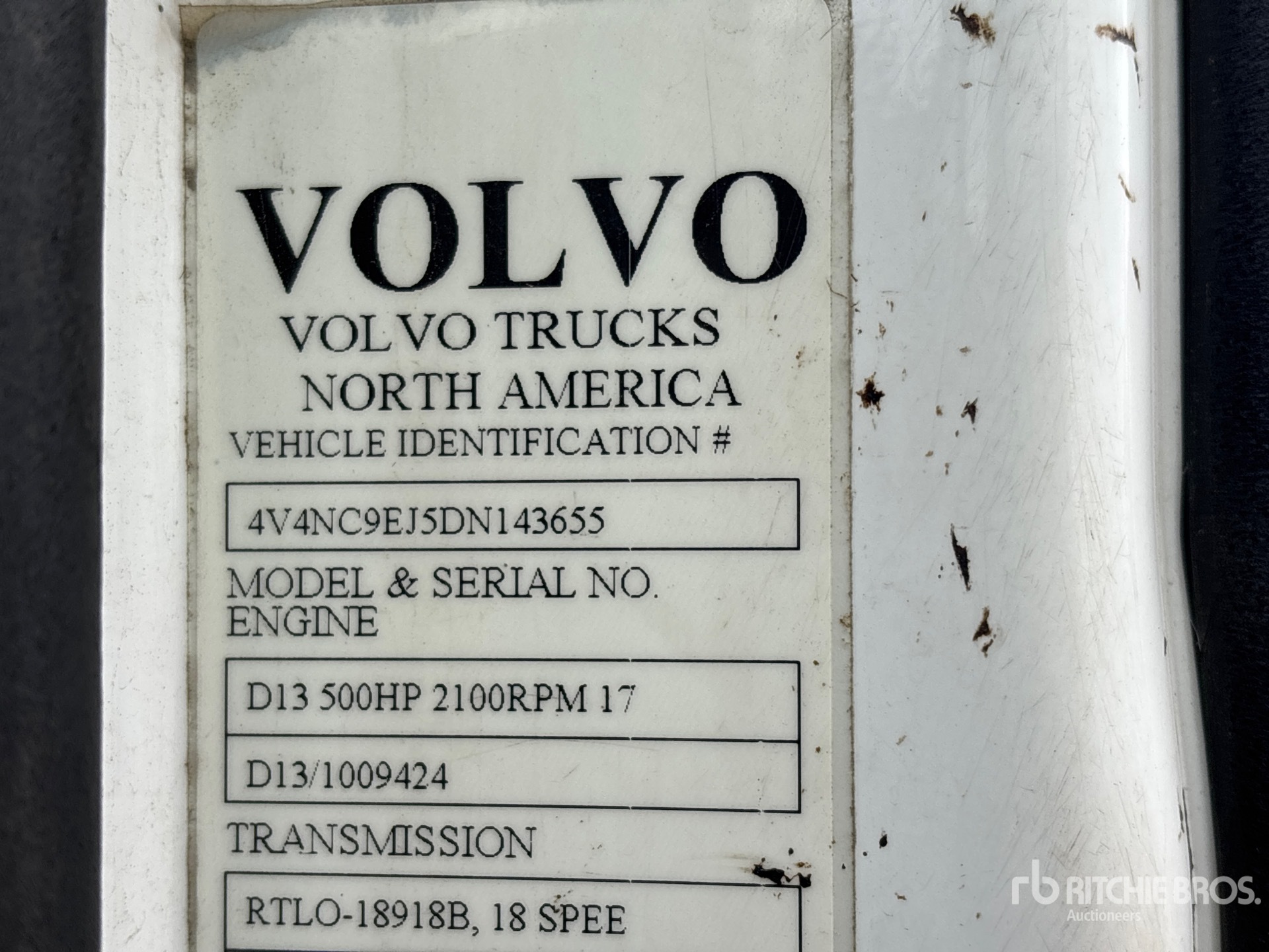 2013 Volvo VNL