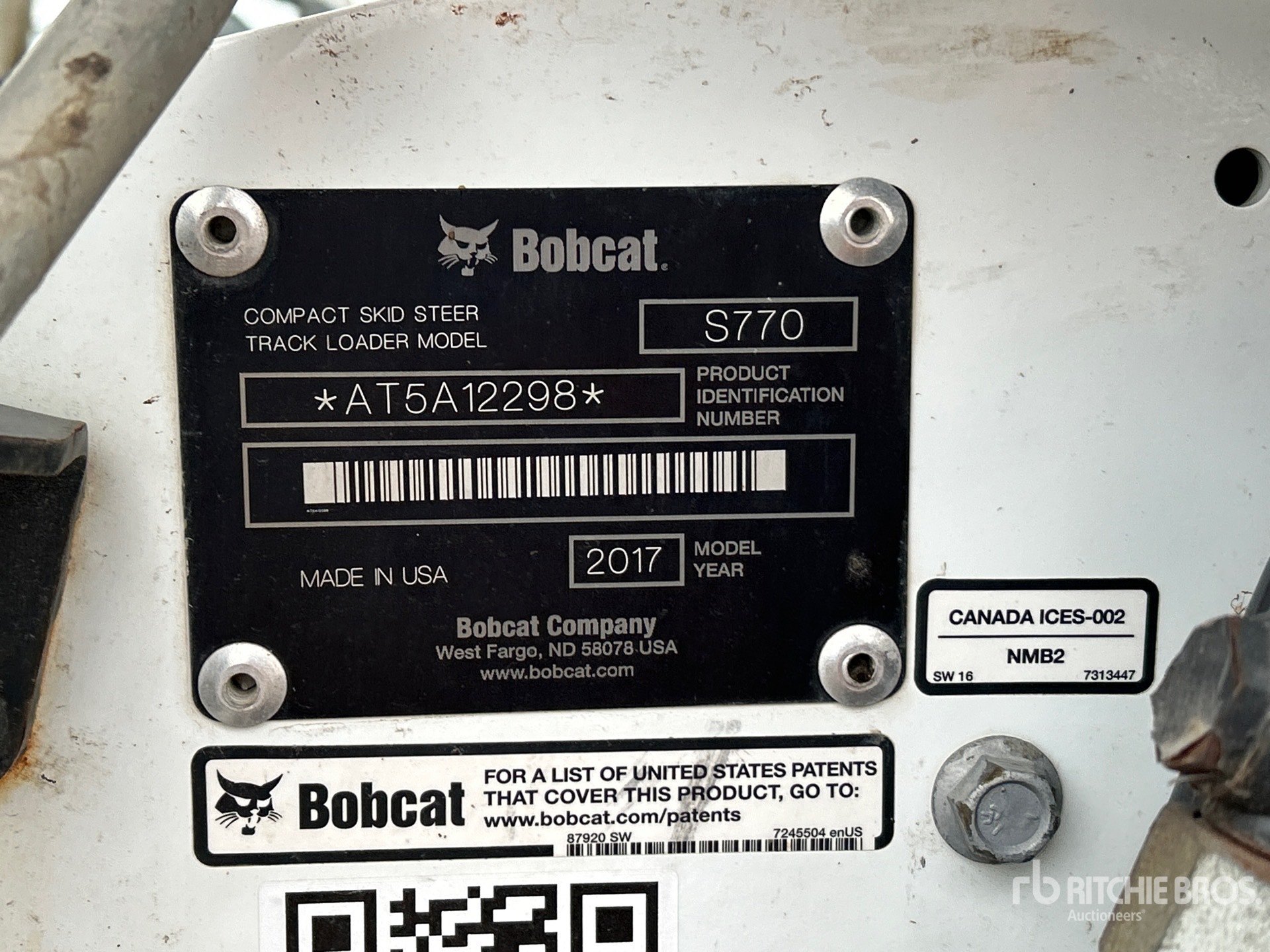 2017 Bobcat S770