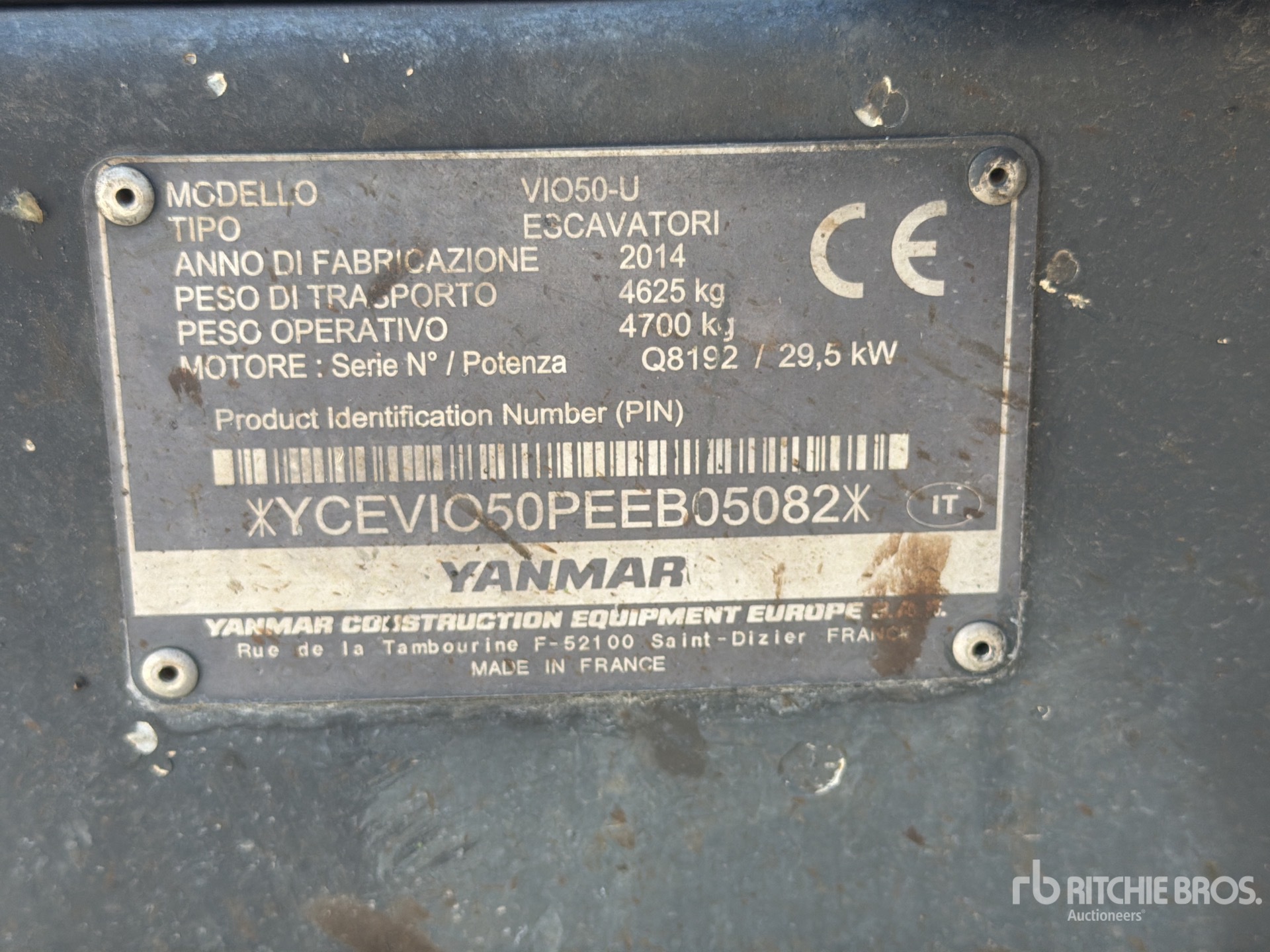 2014 Yanmar VIO50-U