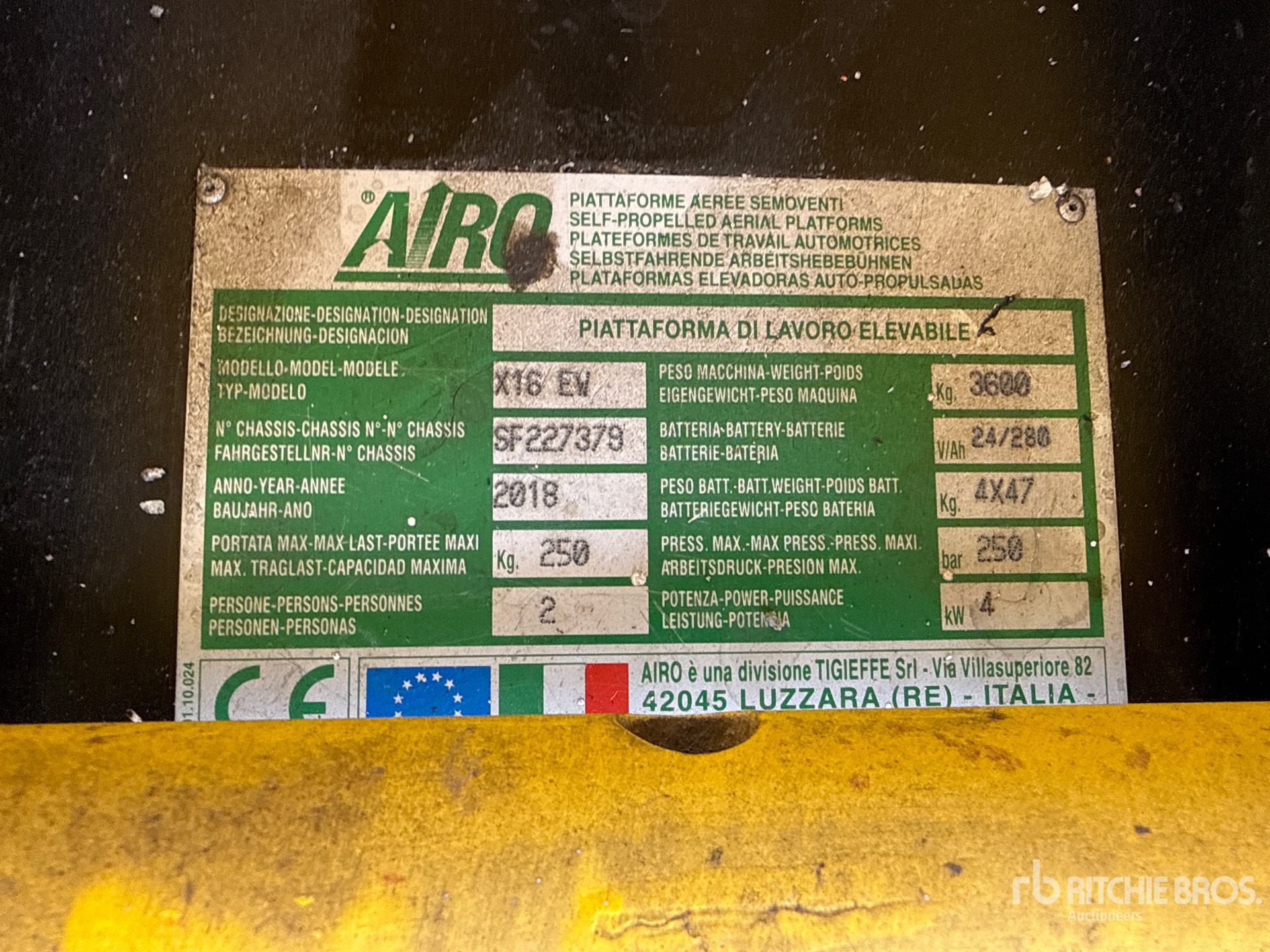 2018 Airo X16EW