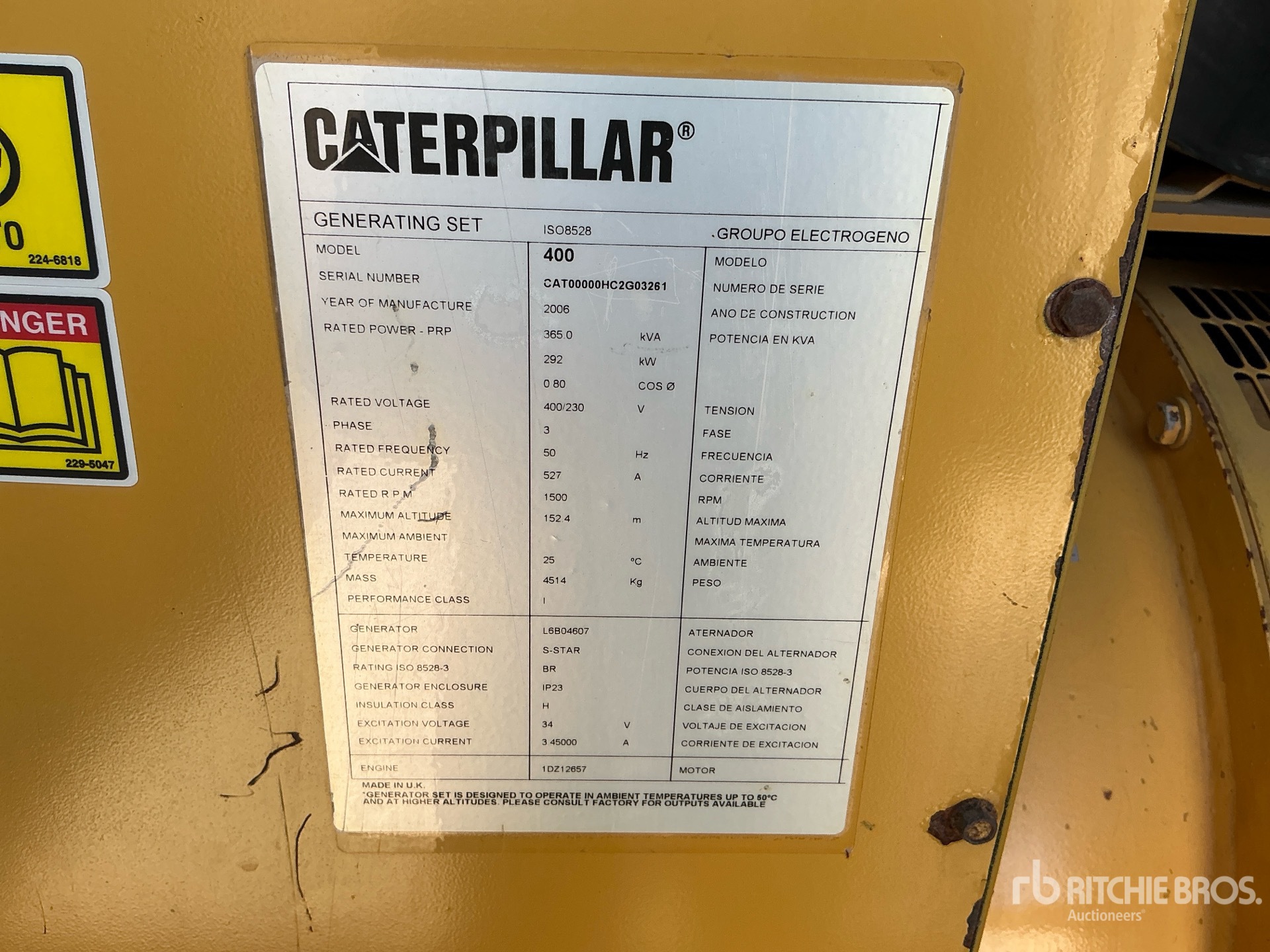 2006 Caterpillar 3406