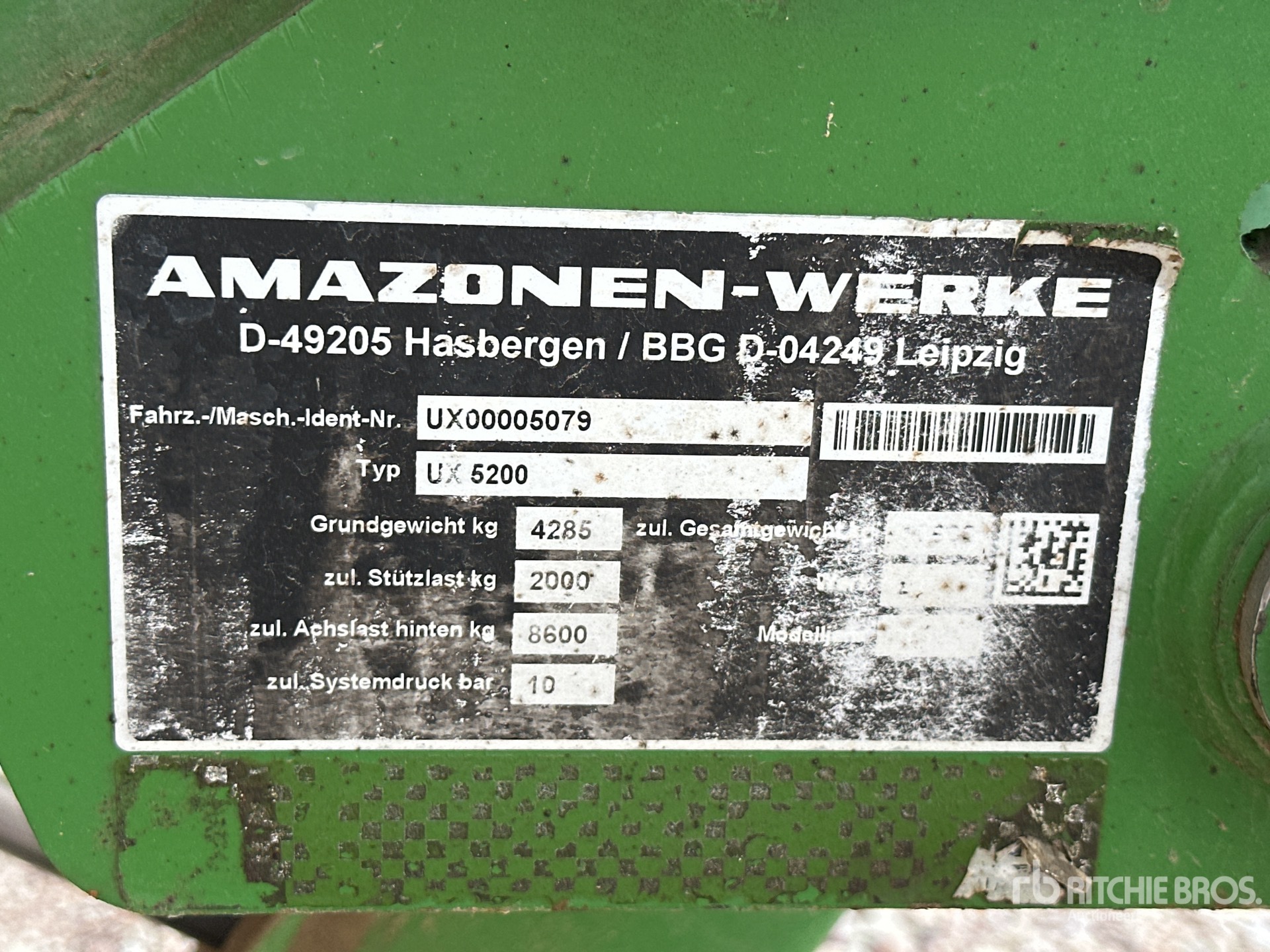 2011 Amazone UX 5200 SUPER