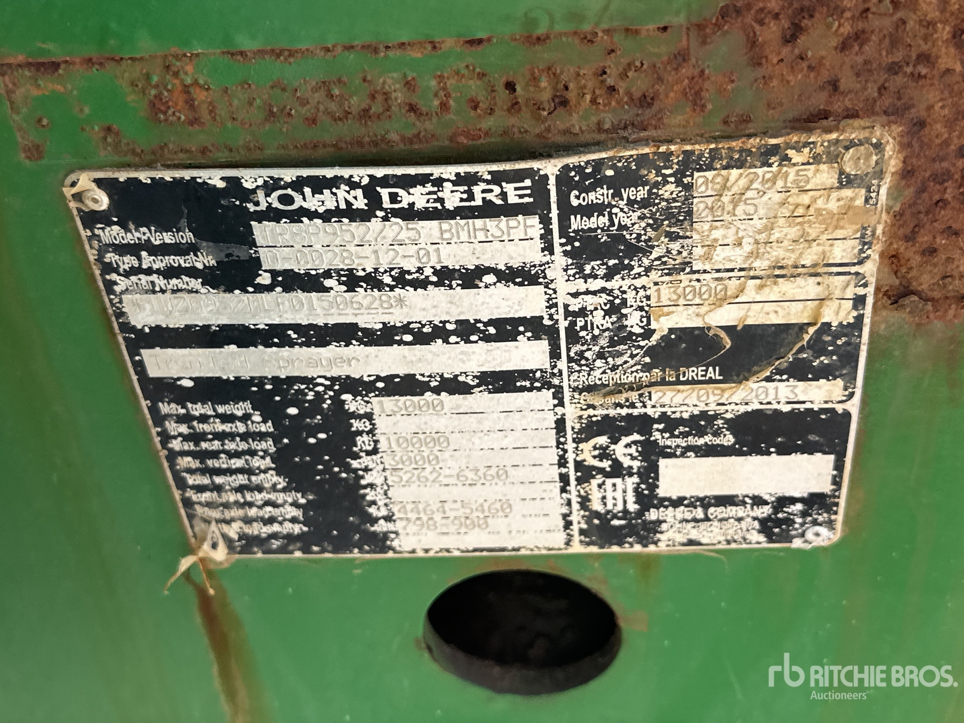 2015 John Deere M952I