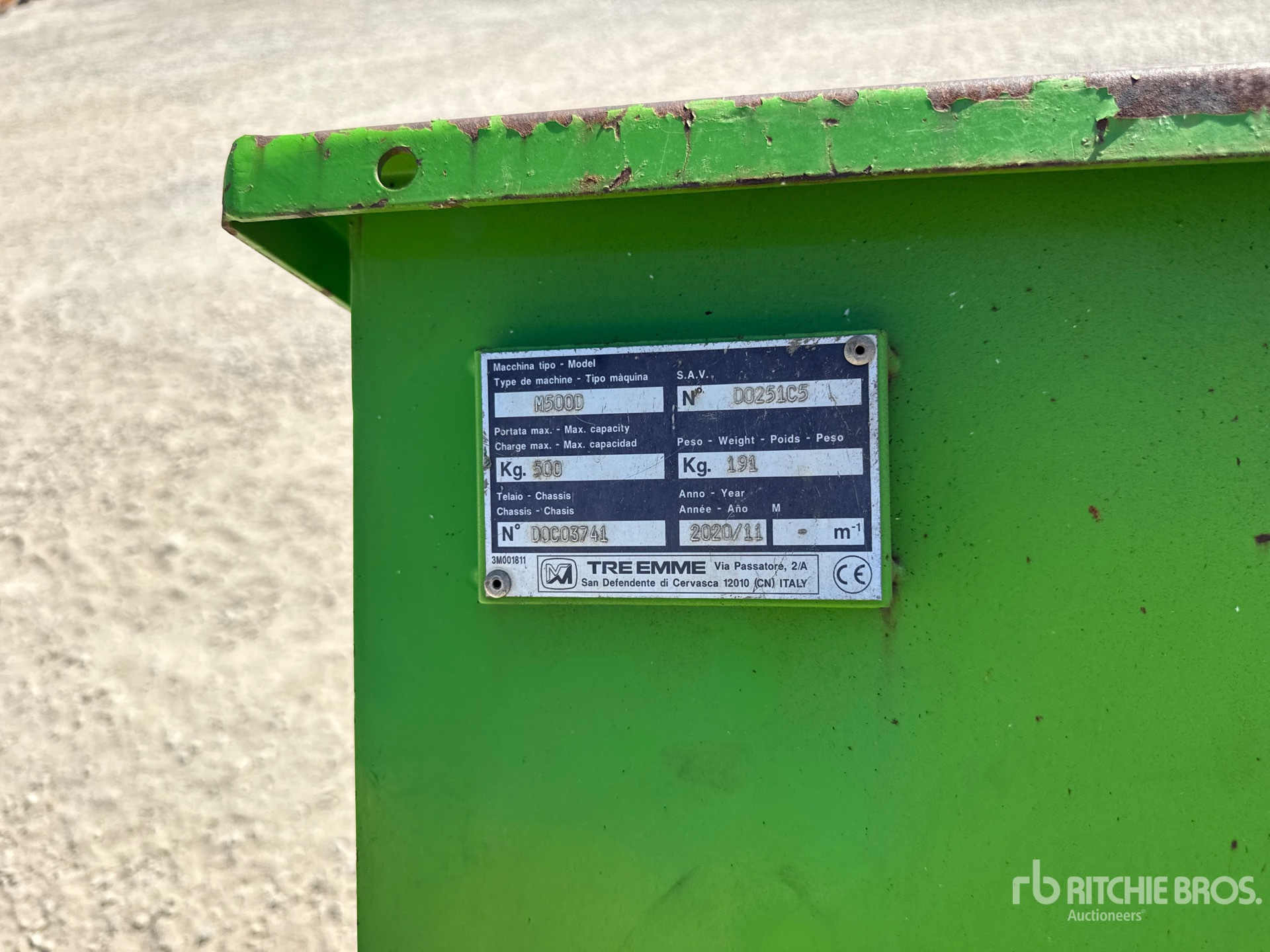 2011 Merlo M500D