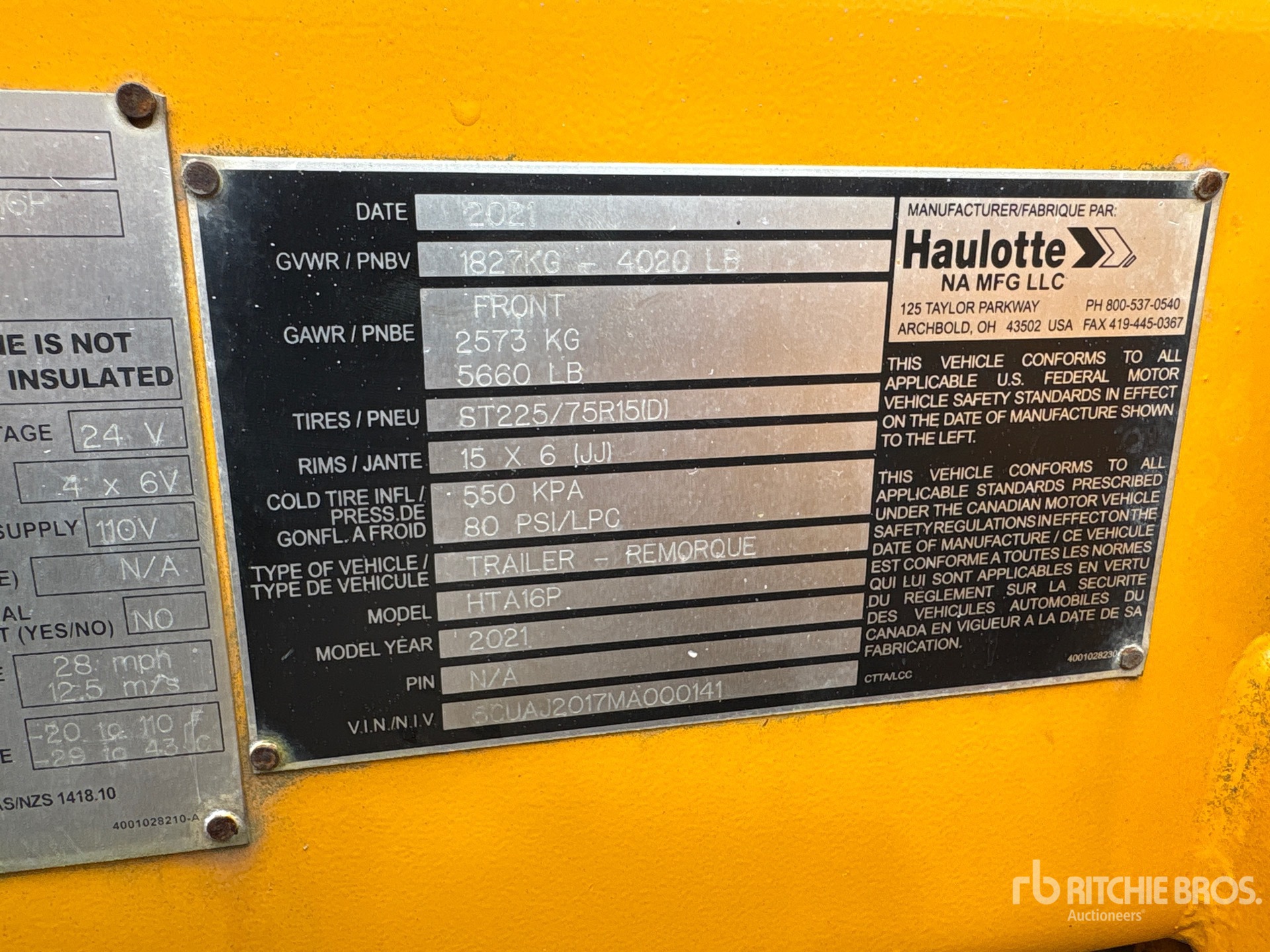 2021 Haulotte 4527A
