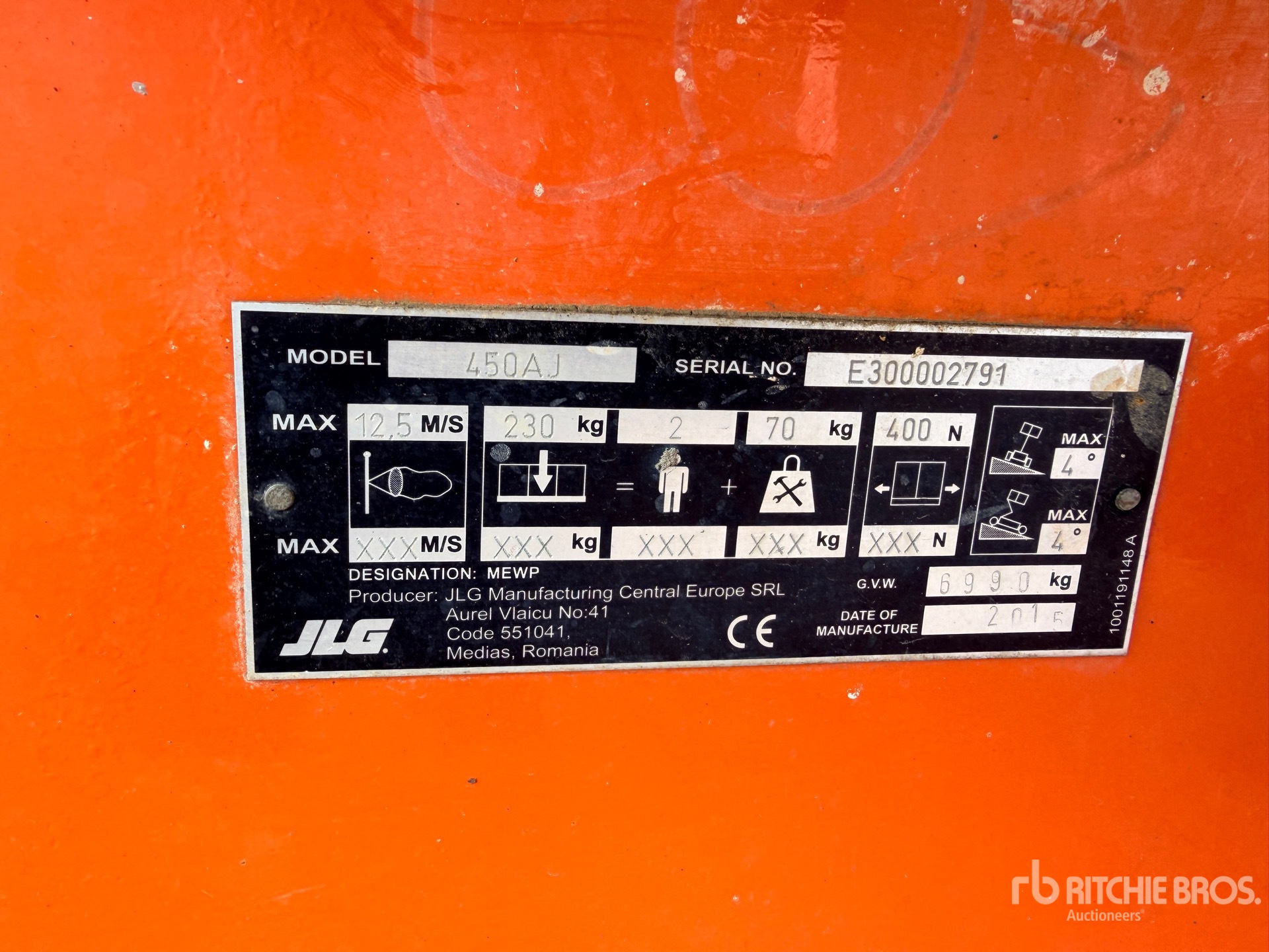2015 JLG 450AJ