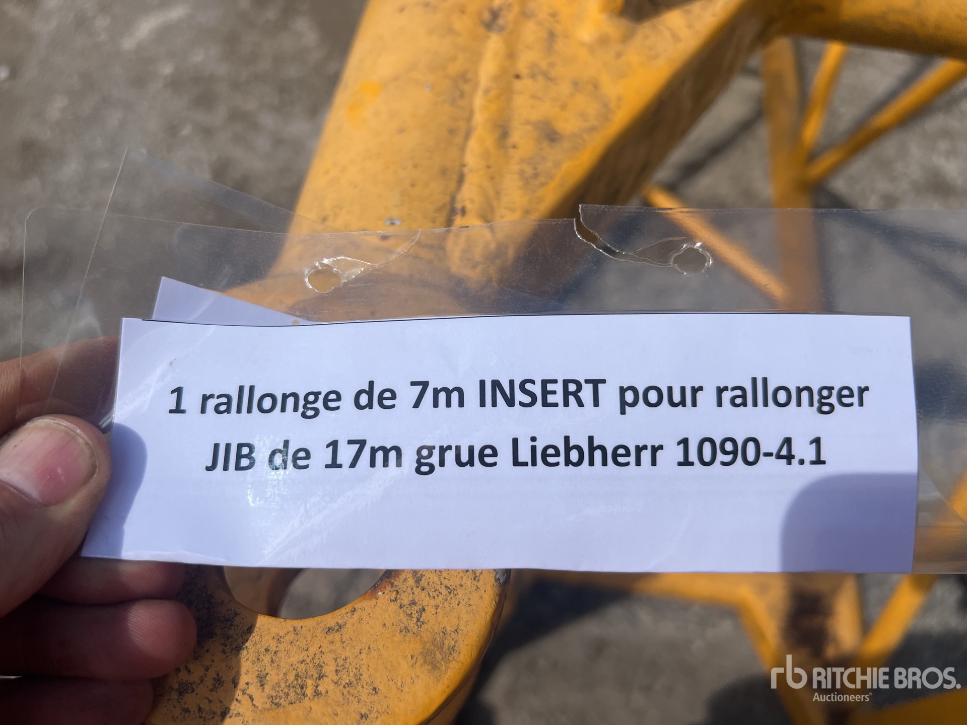 Liebherr 7000 MM RALLONGES DE POTENCE EX ...