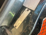 General Appearance with Frame Stamp Serial Number/VIN Photo