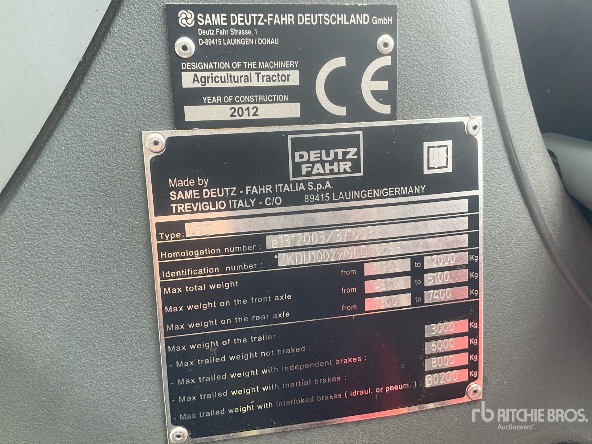 2012 Deutz-Fahr AGROTRON 730