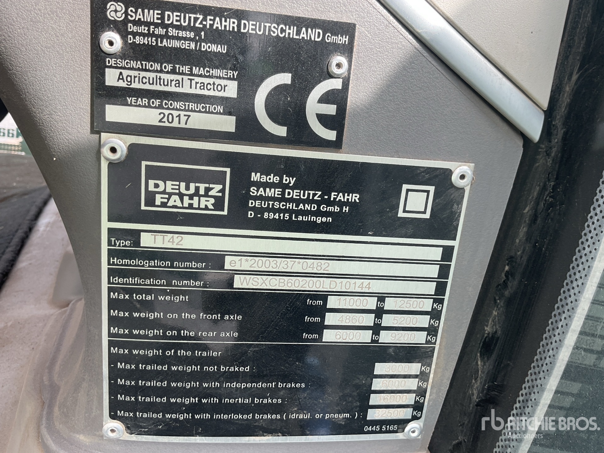 2017 Deutz-Fahr 6185 RCV SHIFT