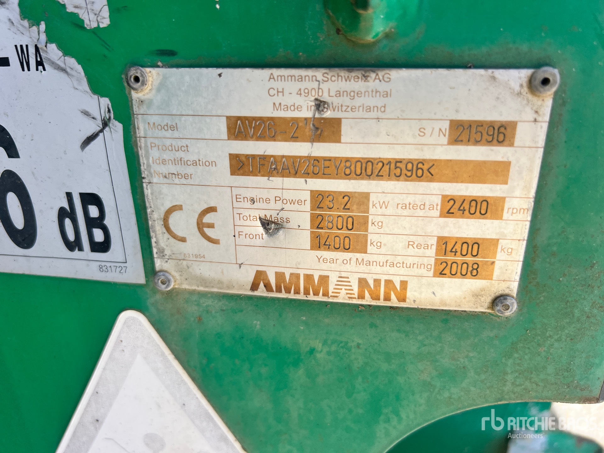 2008 Ammann AV26-2