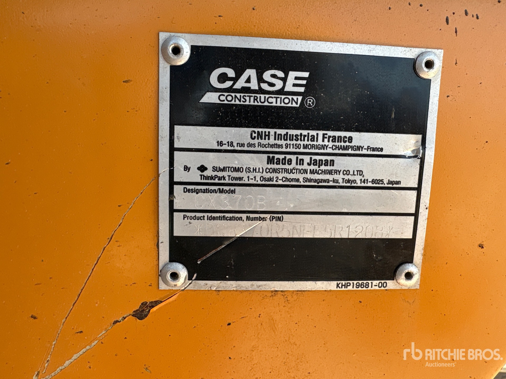 2015 Case CX370B