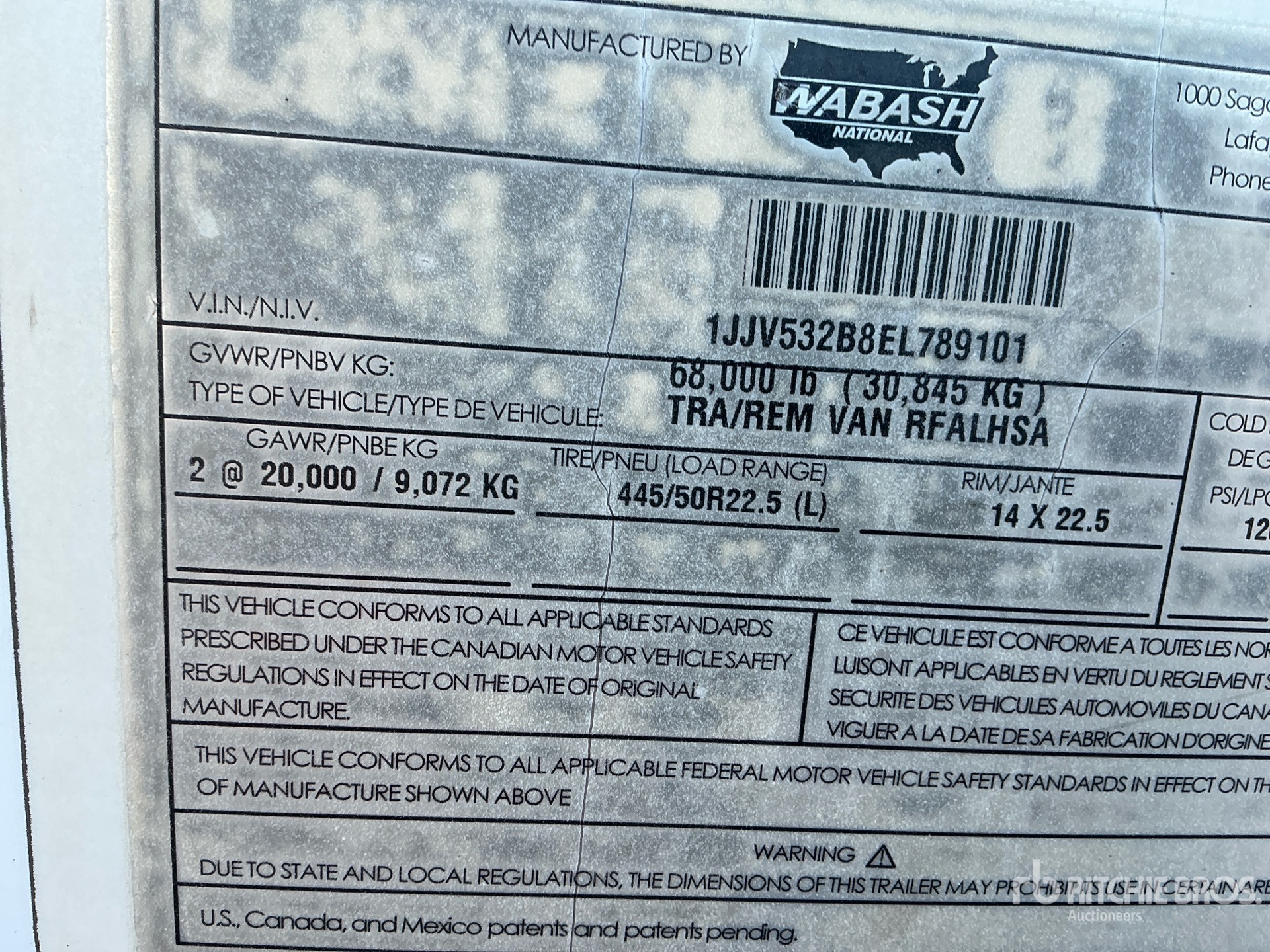 2014 Wabash RFALHSA