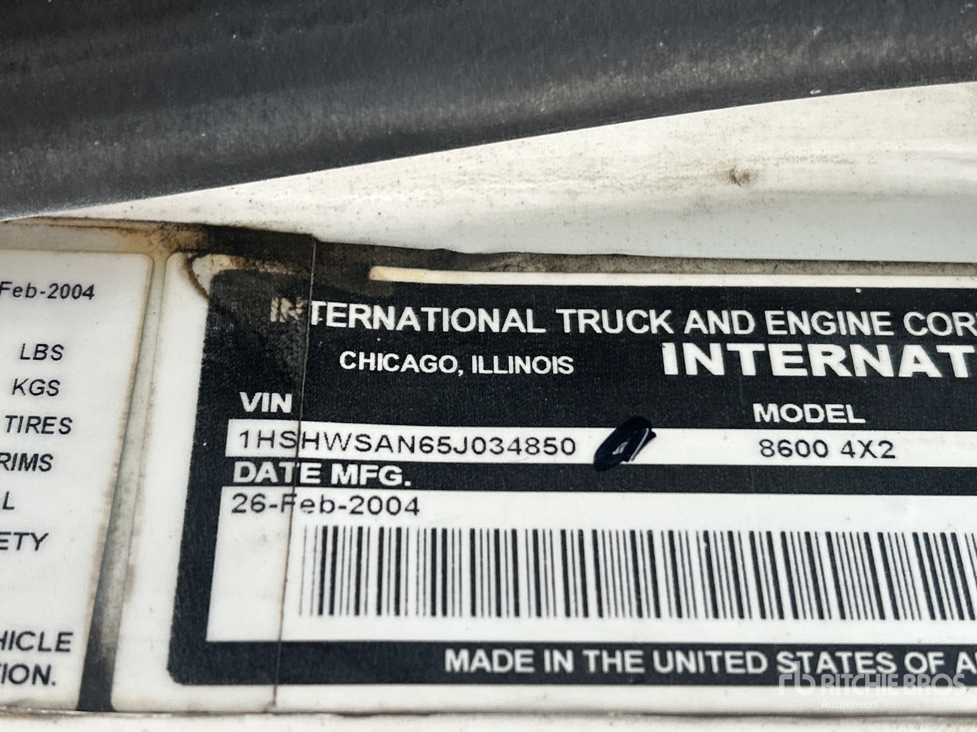 2005 International 8600