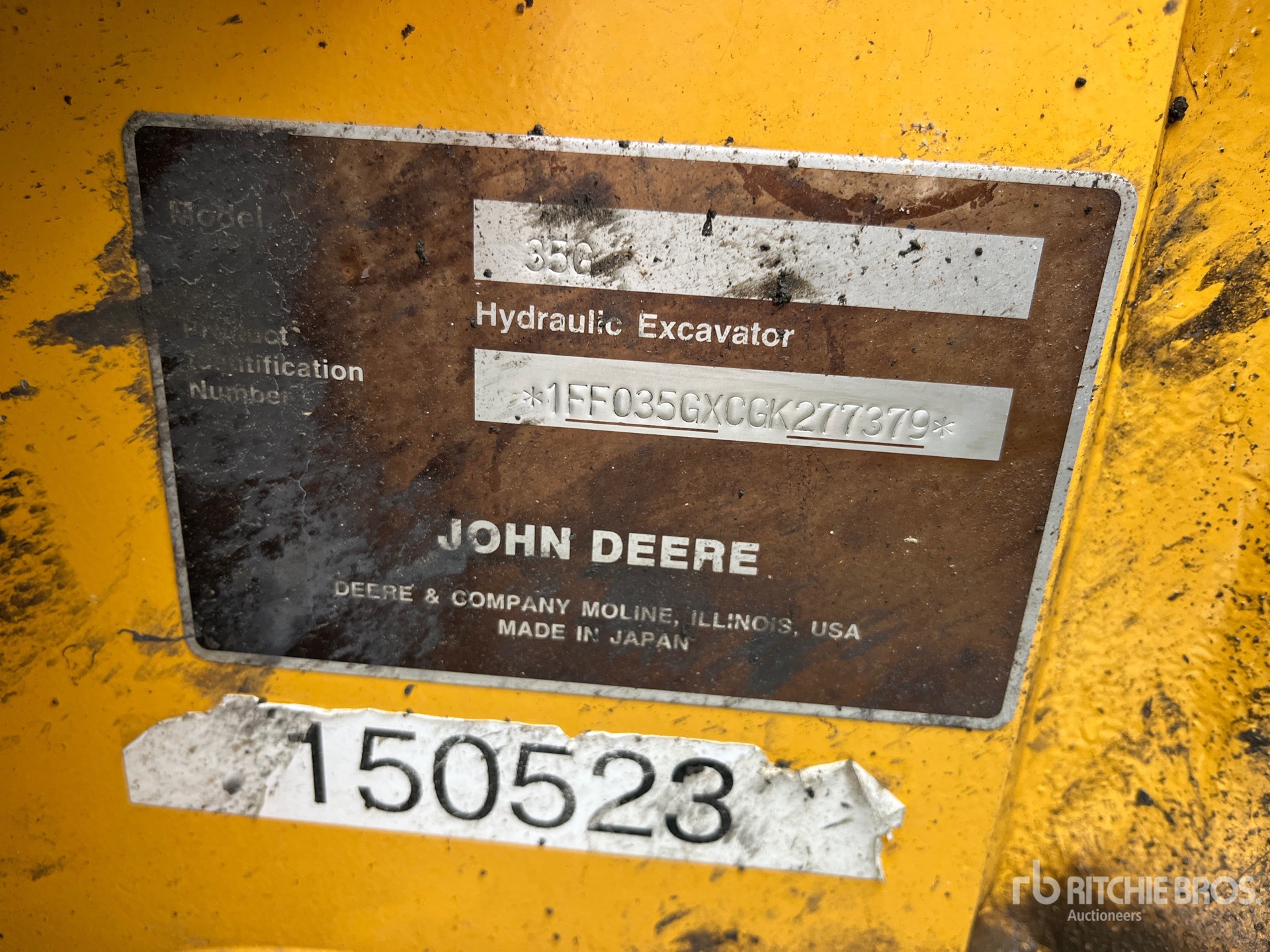 2017 John Deere 35G