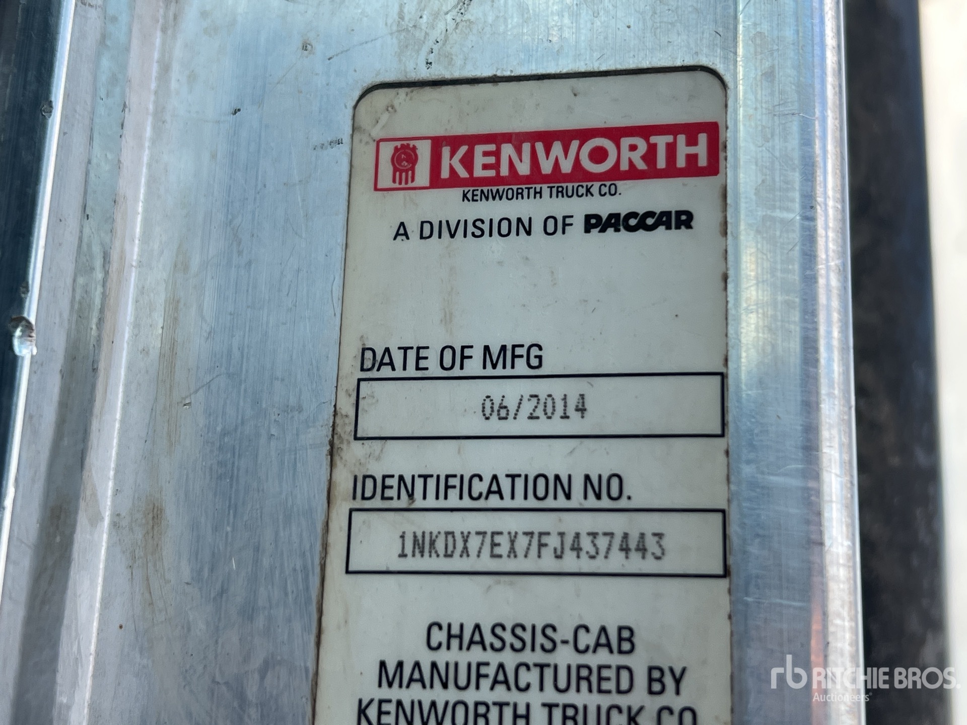 2015 Kenworth T800