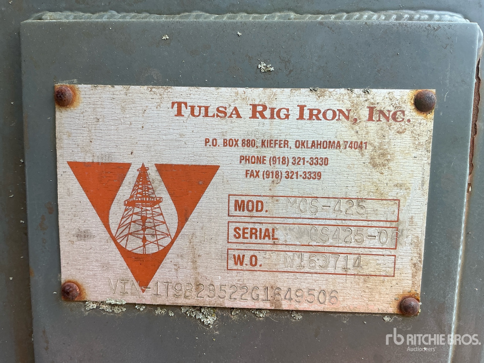 2015 Tulsa MCS-425