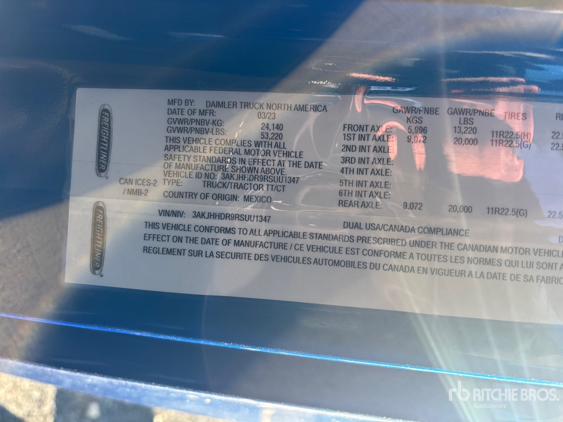 2024 Freightliner CASCADIA 126