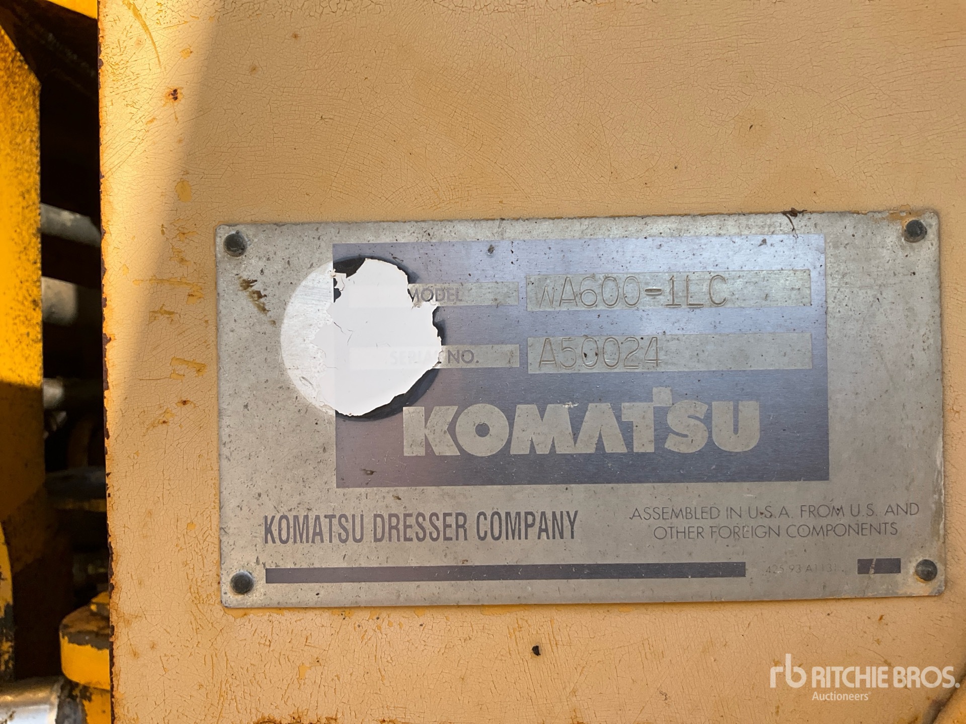 1995 Komatsu WA600-1