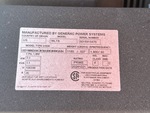 General Appearance with Unit Serial Number