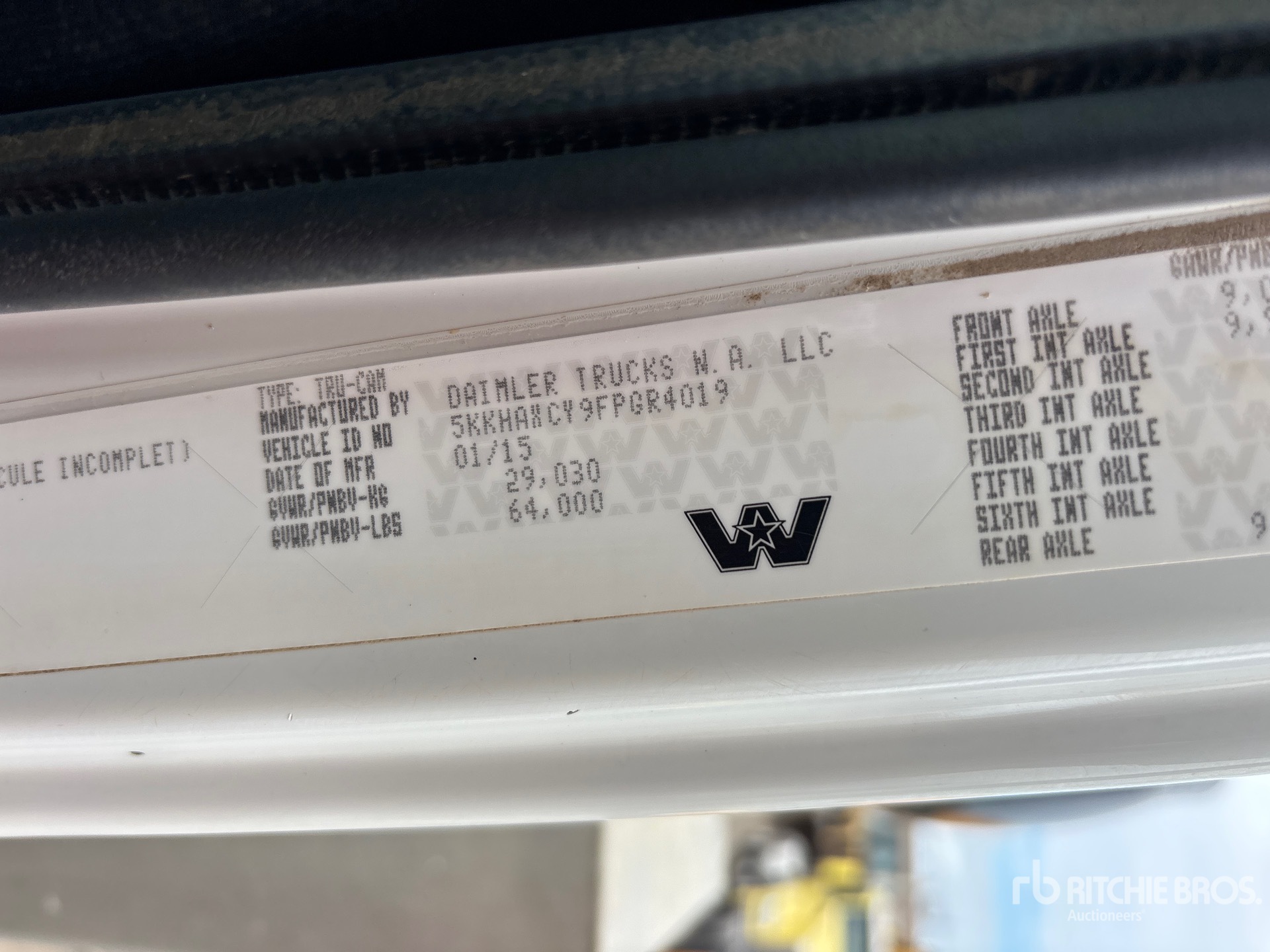 2015 Western Star 4700