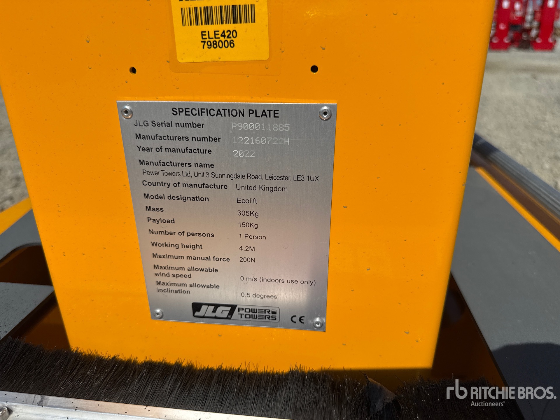 2022 JLG ECOLIFT