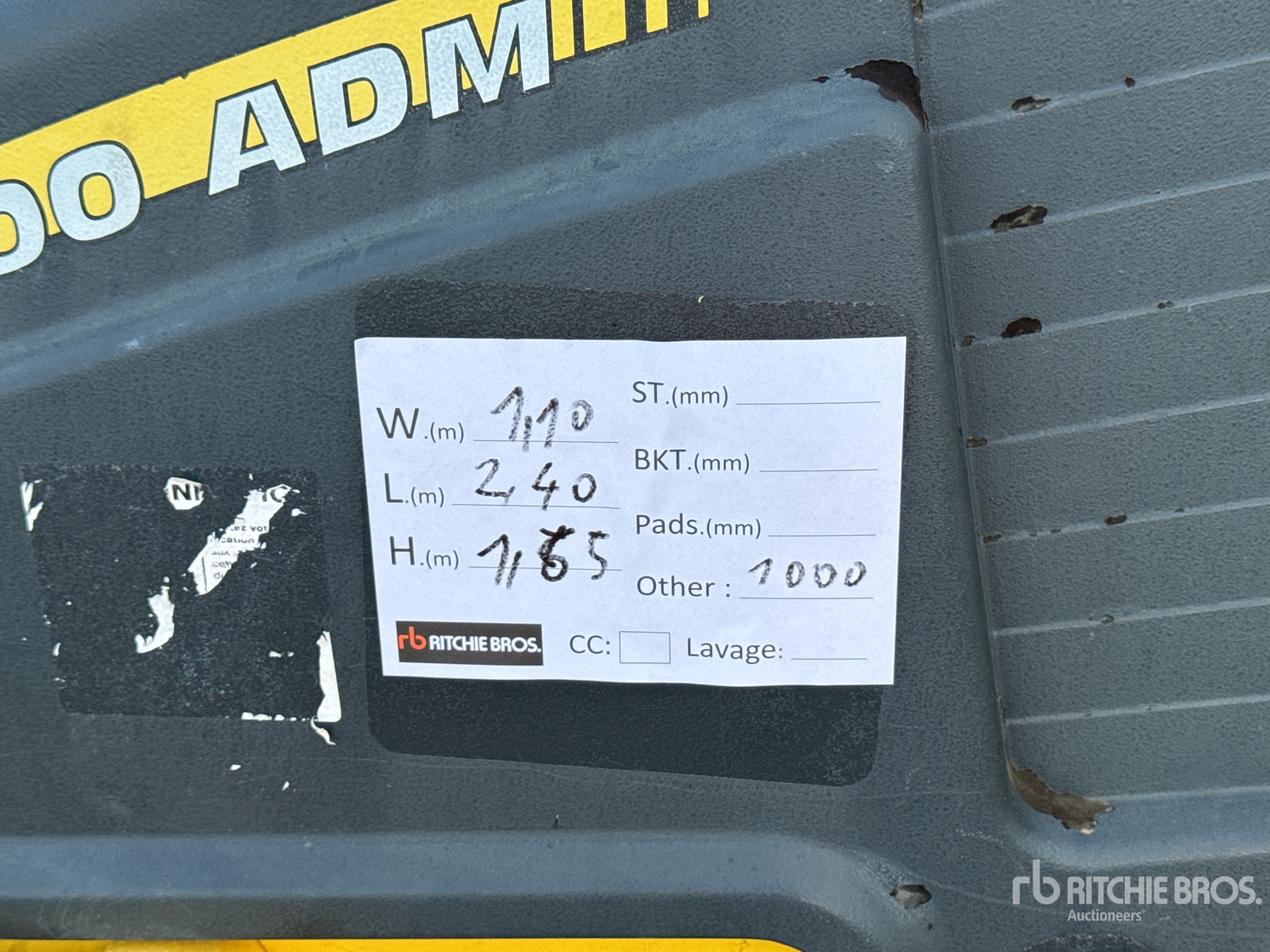 2019 Bomag BW100 ADM-5