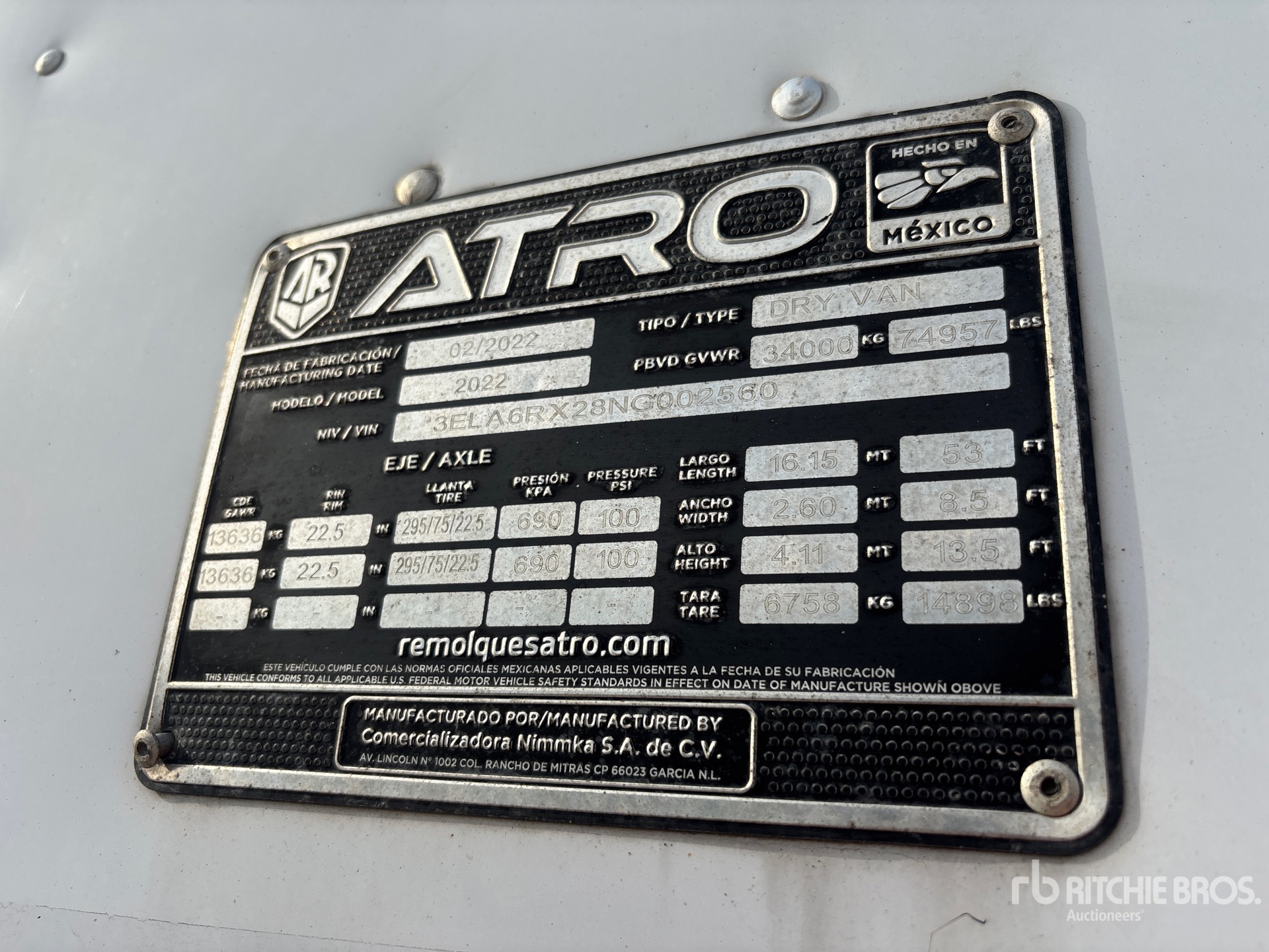 2022 Atro 53 FT T/A