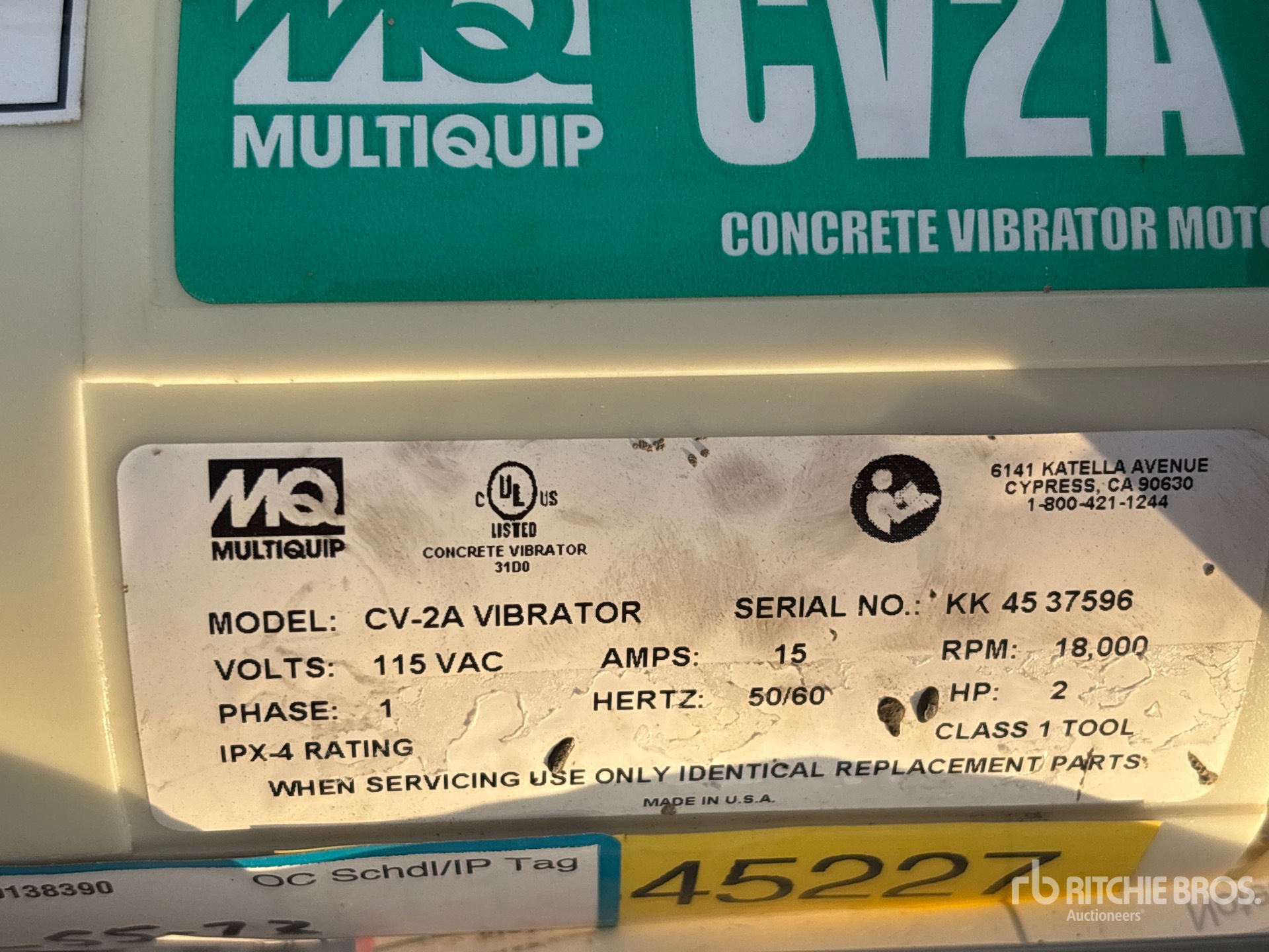 2022 Multiquip CV2