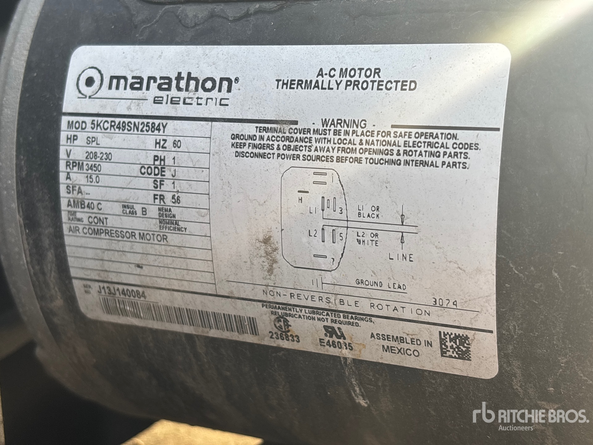 Eagle 12.5 CFM ELECTRIC 60 GAL