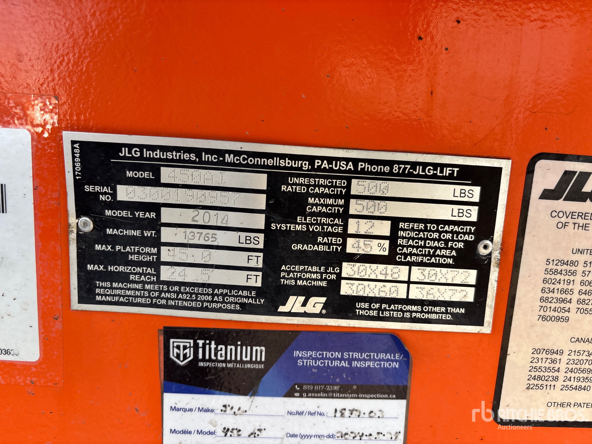 2014 JLG 450AJ SERIES II