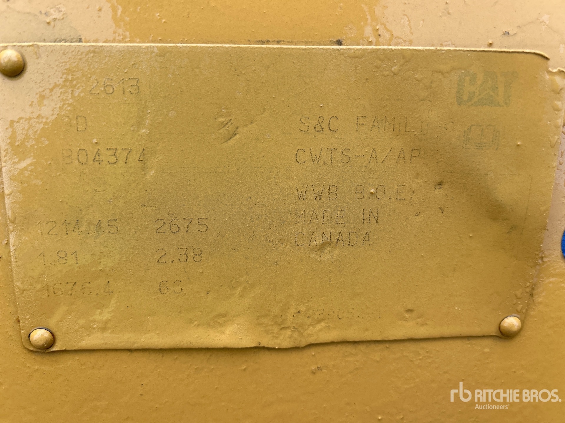 Caterpillar 65 in Q/C Cleanup - Fits Cat 329D