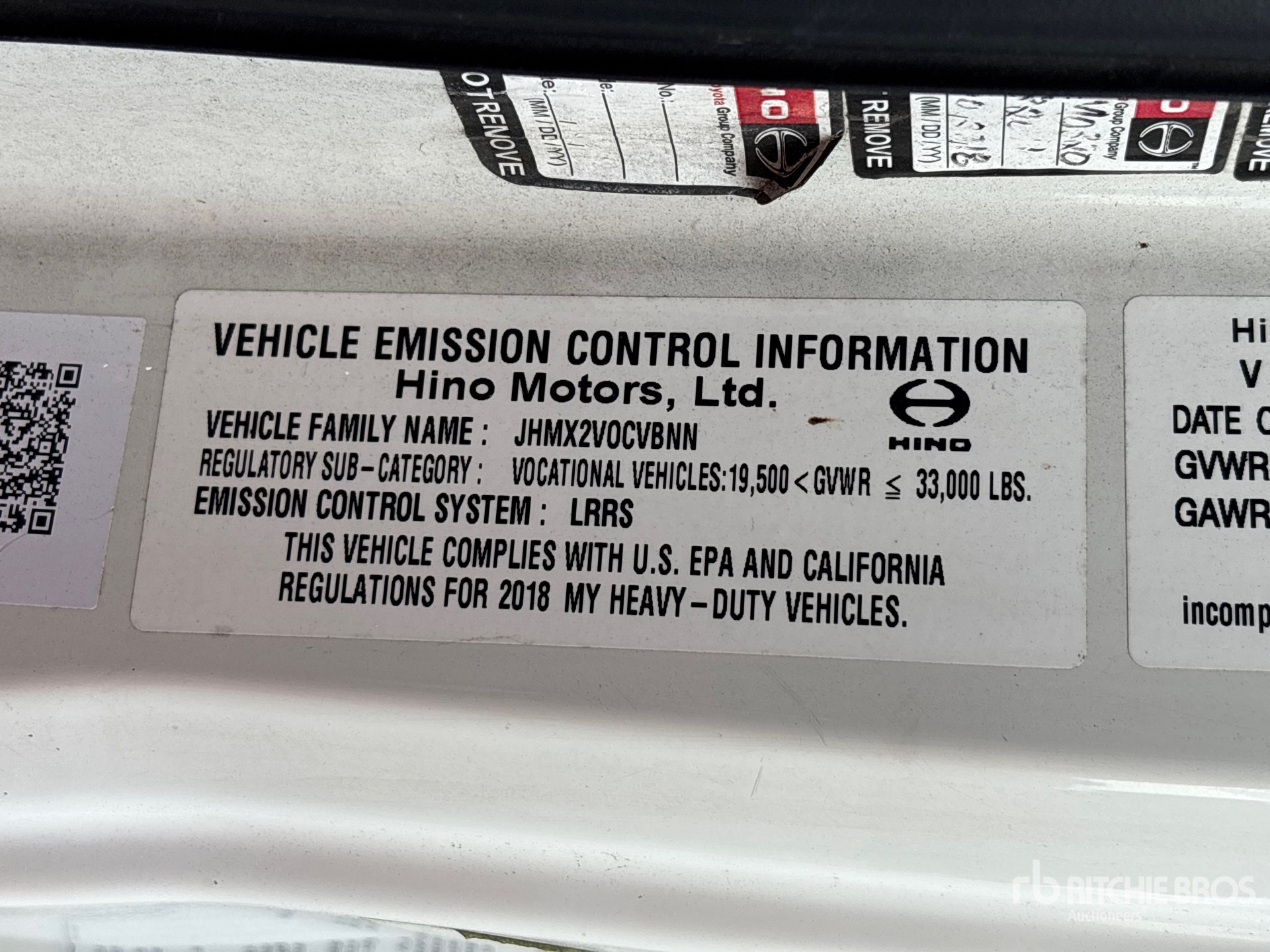 2018 Hino 268
