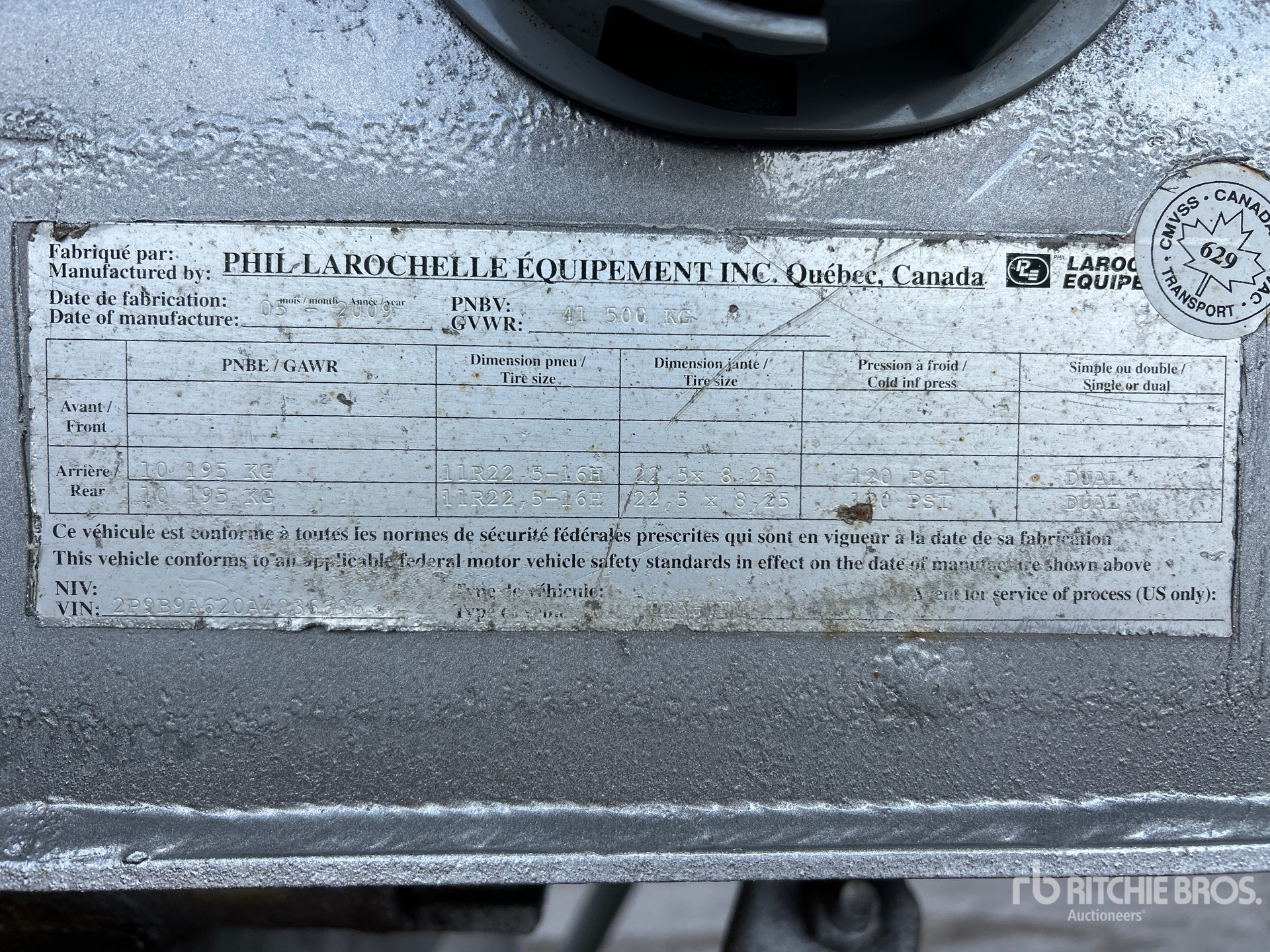 2010 Larochelle 25 FT T/A