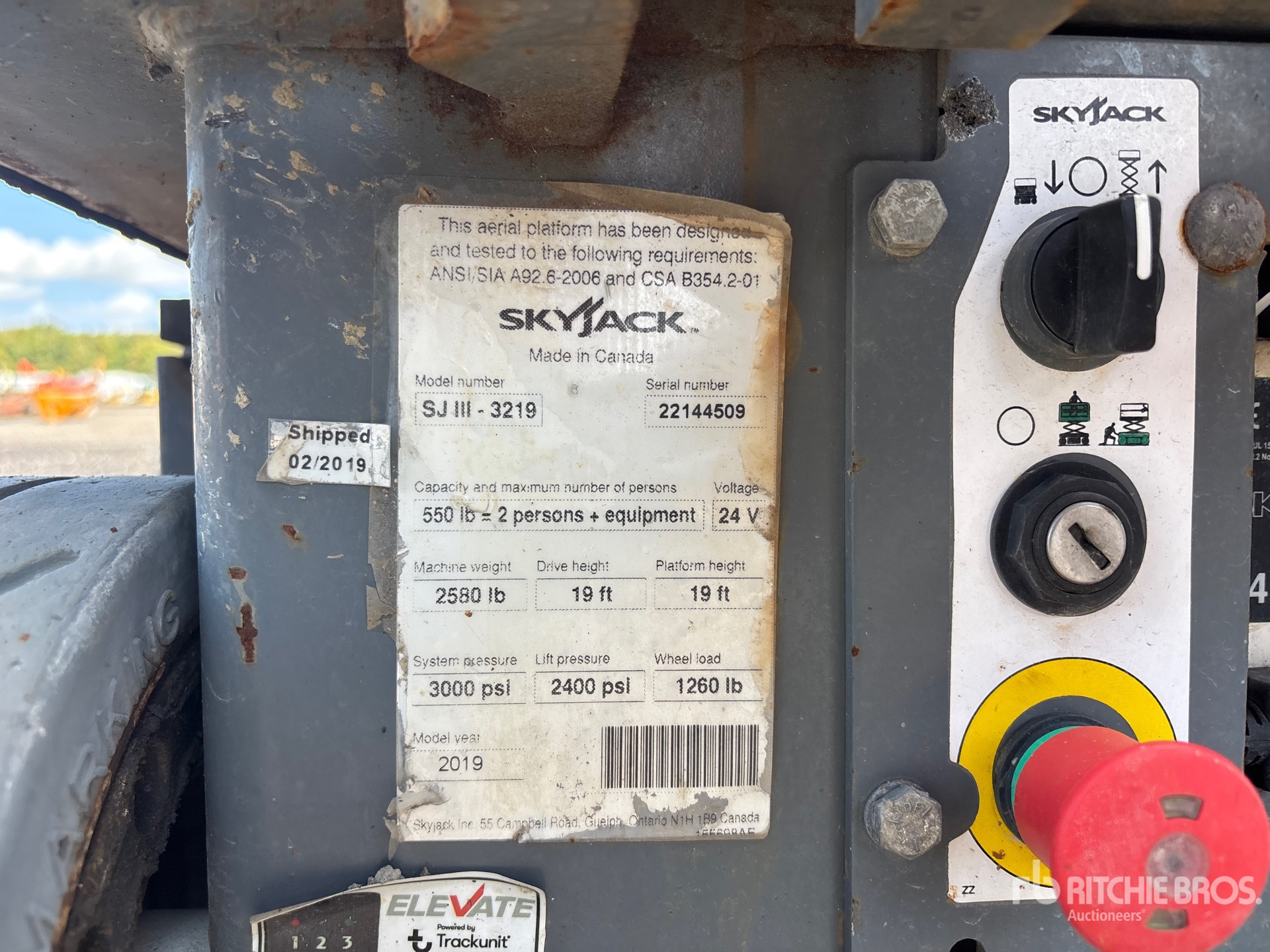2019 Skyjack SJIII-3219