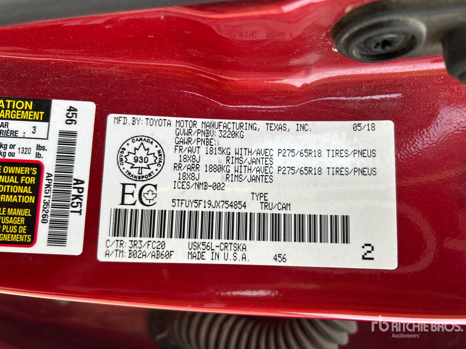2018 Toyota TUNDRA SR5