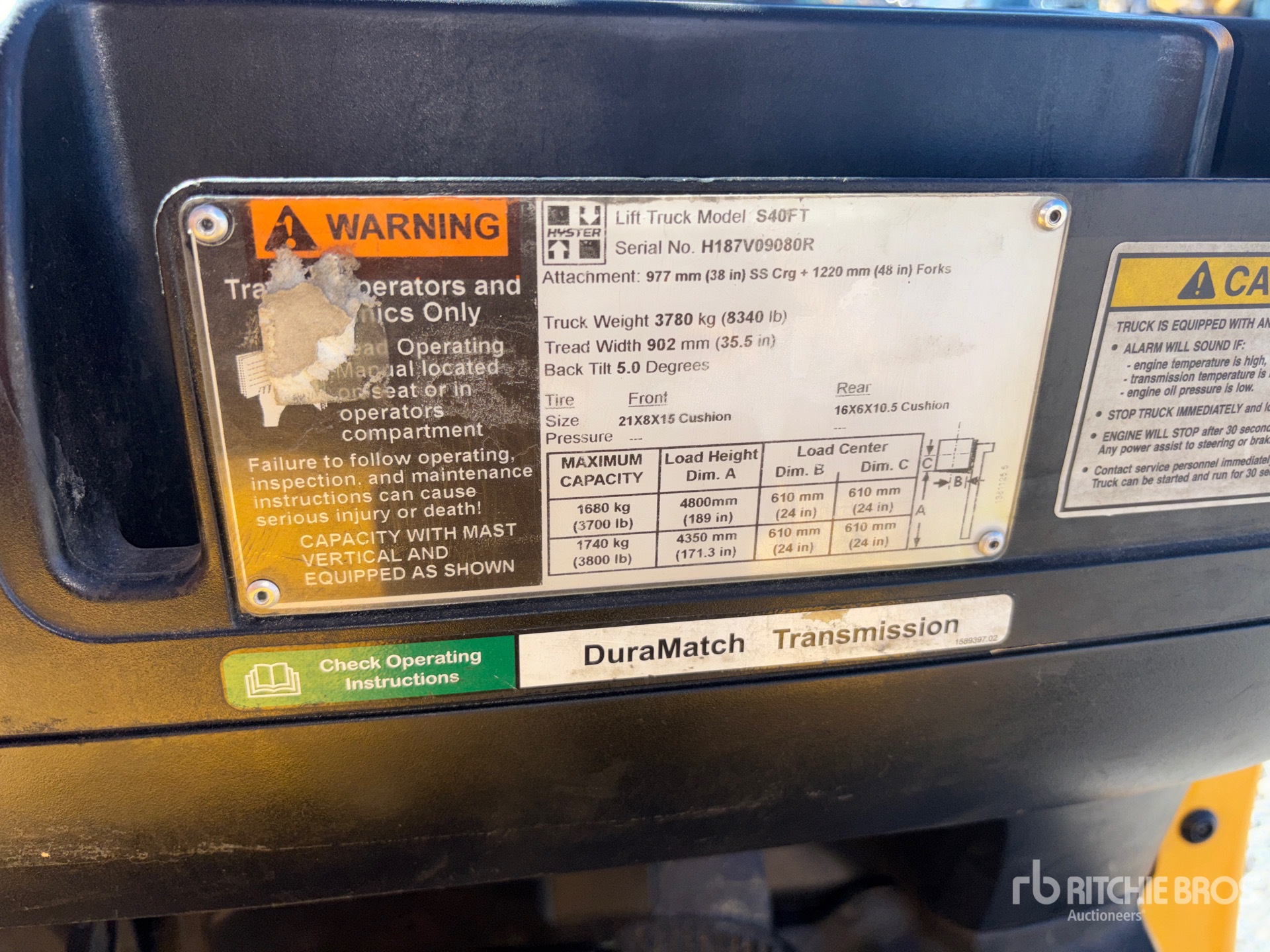 2017 Hyster S40FT