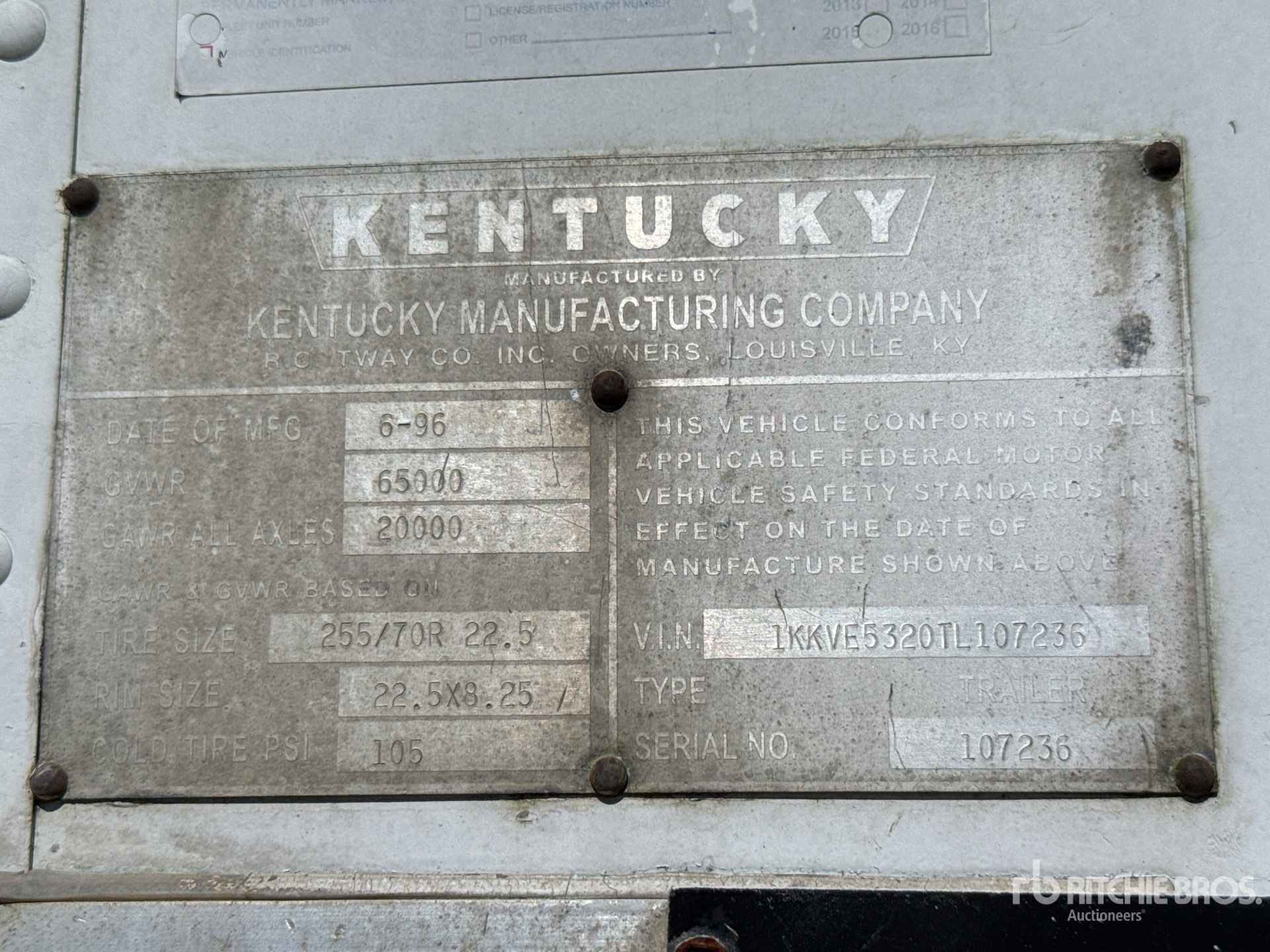 1996 Kentucky 53 ft T/A