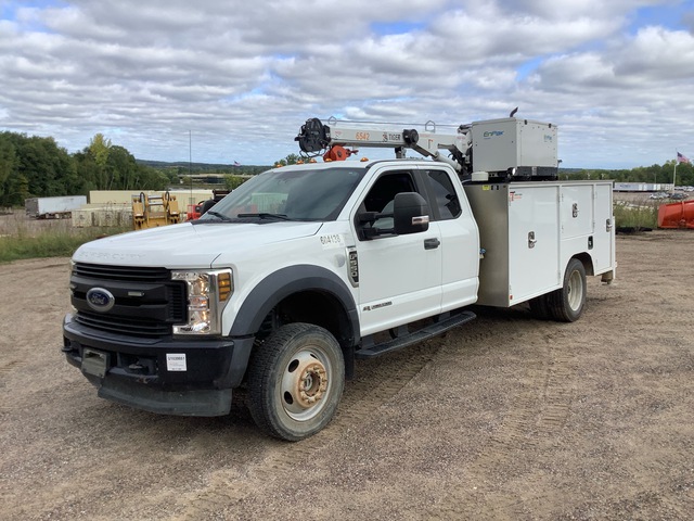 2019 Ford F550 XL 4x4 Extended Cab Service Truck
