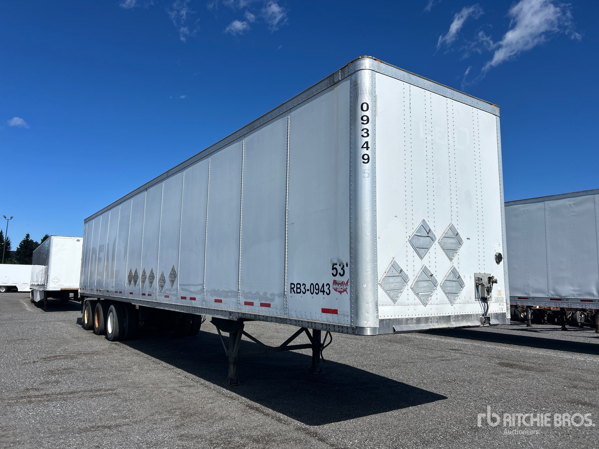2009 Wabash 53 FT X 102 IN TRI/A