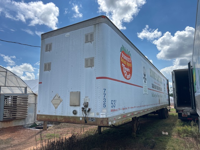 1998 Lufkin TFV-IPST 53 ft x 102 in T/A Van Trailer